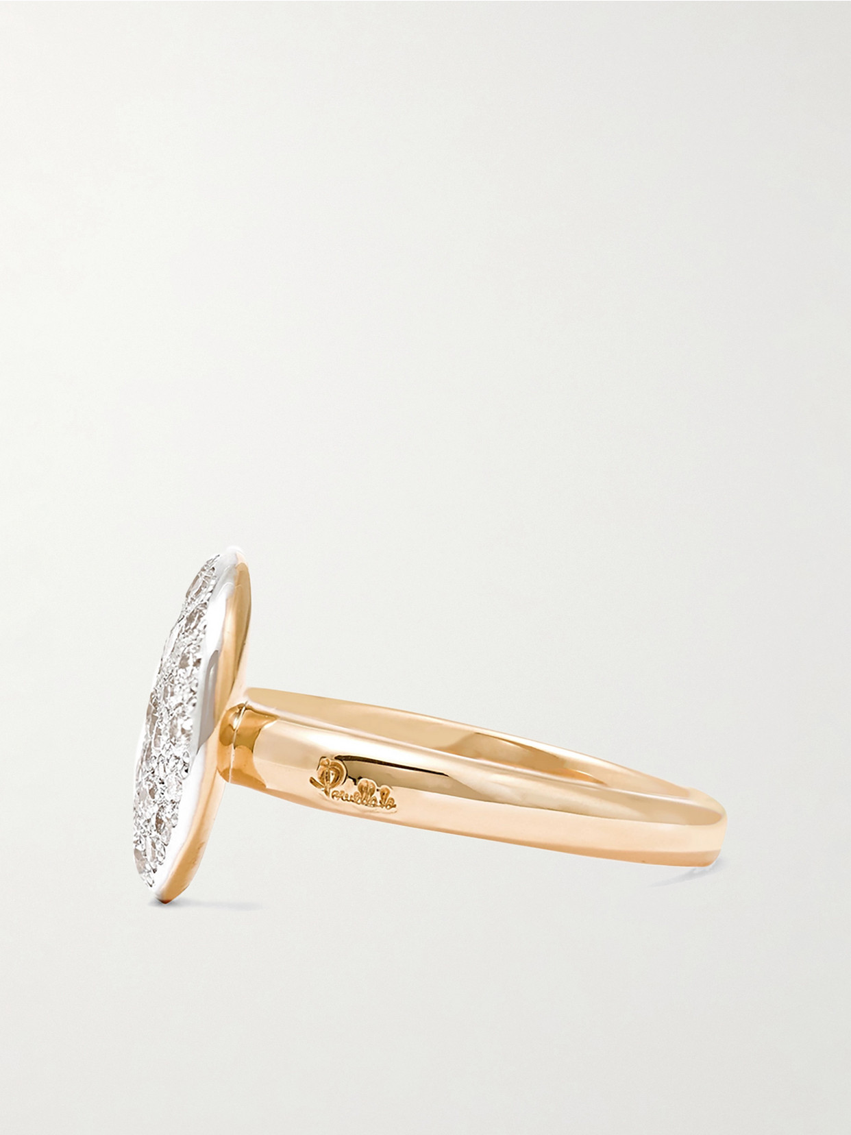 Pomellato Sabbia Ring With Diamonds In 18k Rose Gold In Rose Gold