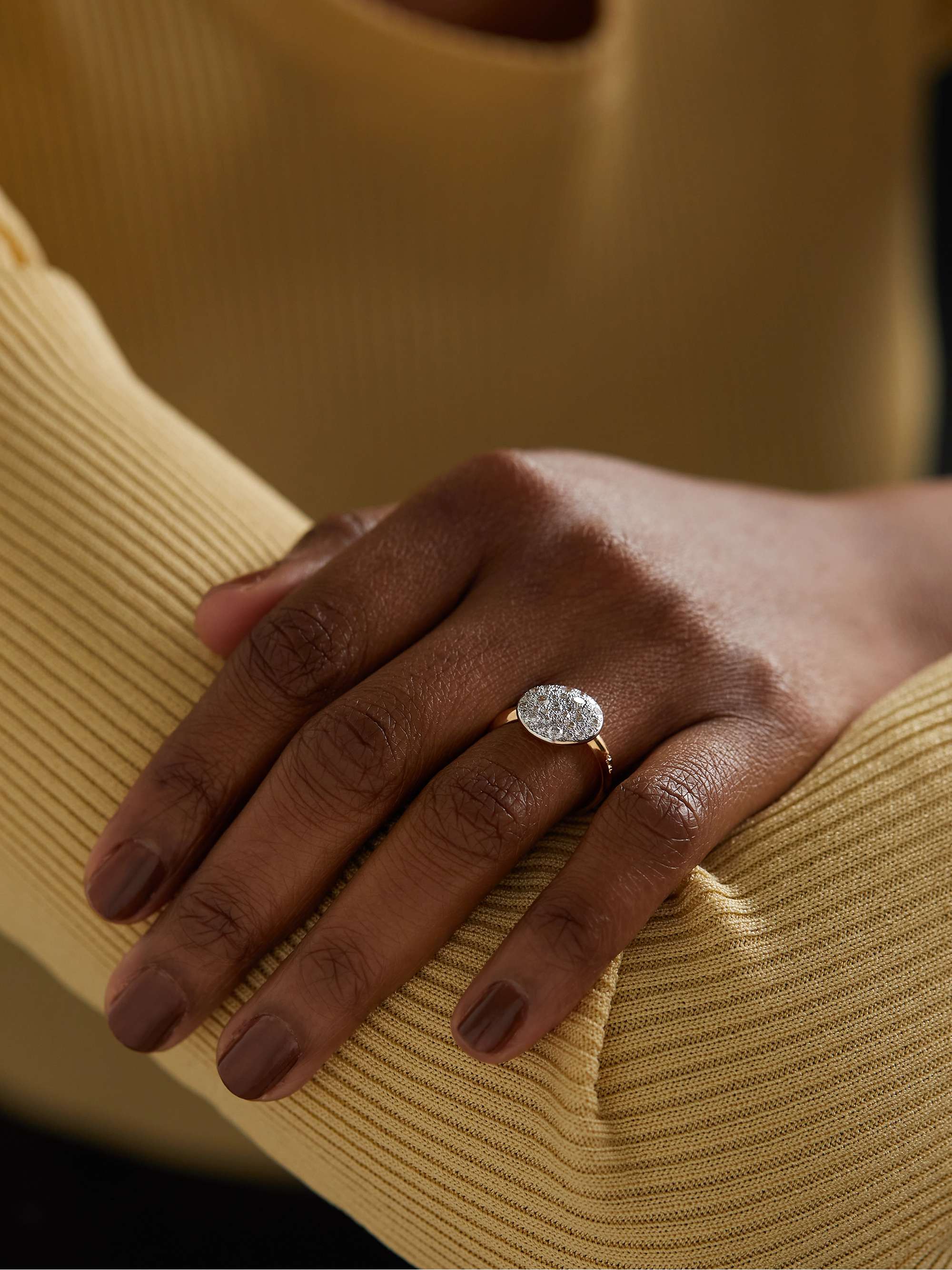 POMELLATO Sabbia 18-karat rose gold diamond ring