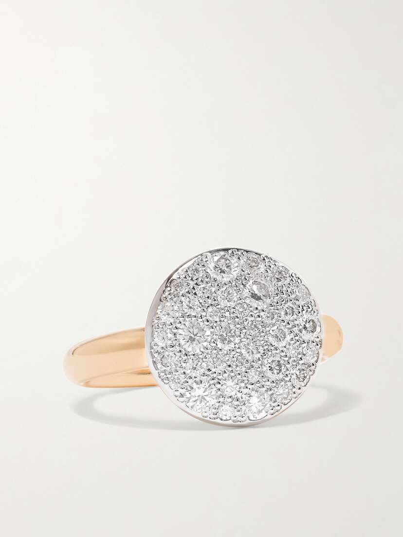 Pomellato Sabbia 18-karat Rose Gold Diamond Ring