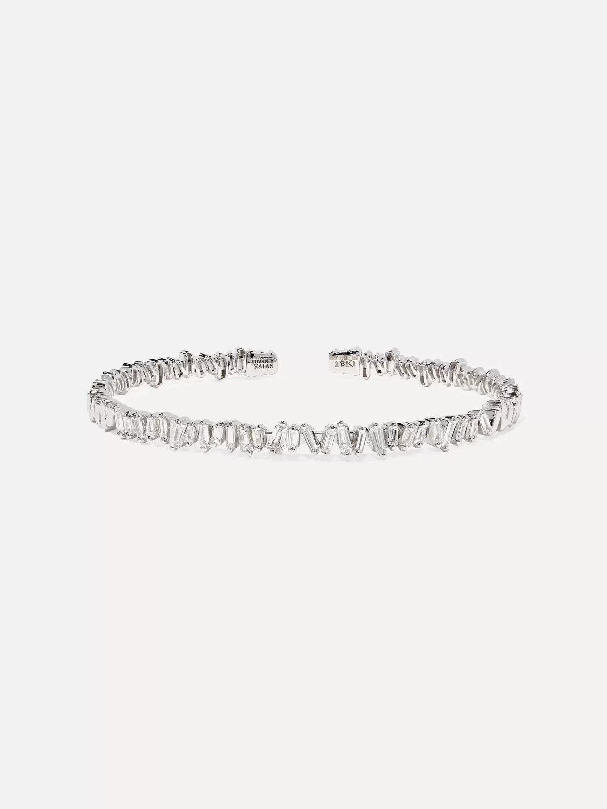 Suzanne Kalan 18-karat White Gold Diamond Cuff