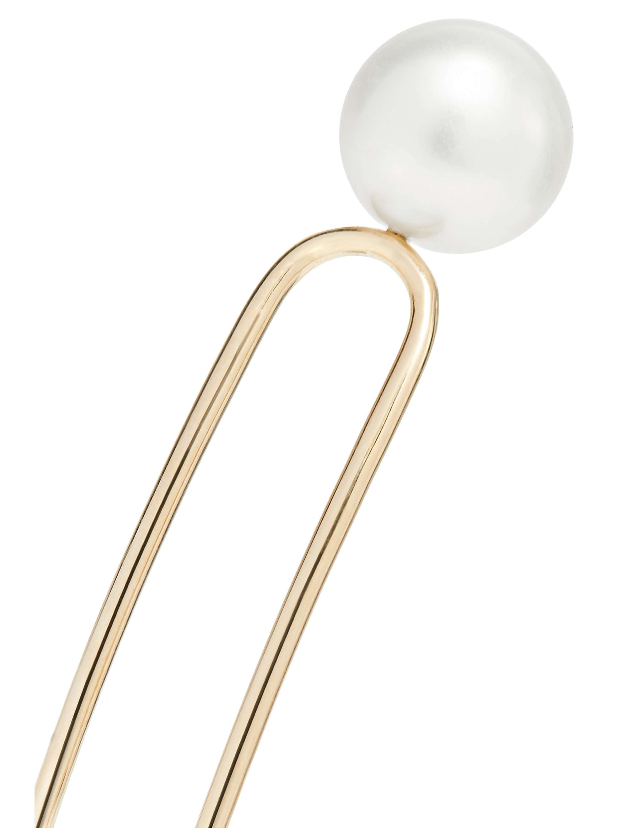 SOPHIE BILLE BRAHE Grace Simple 10-karat gold pearl hair slide