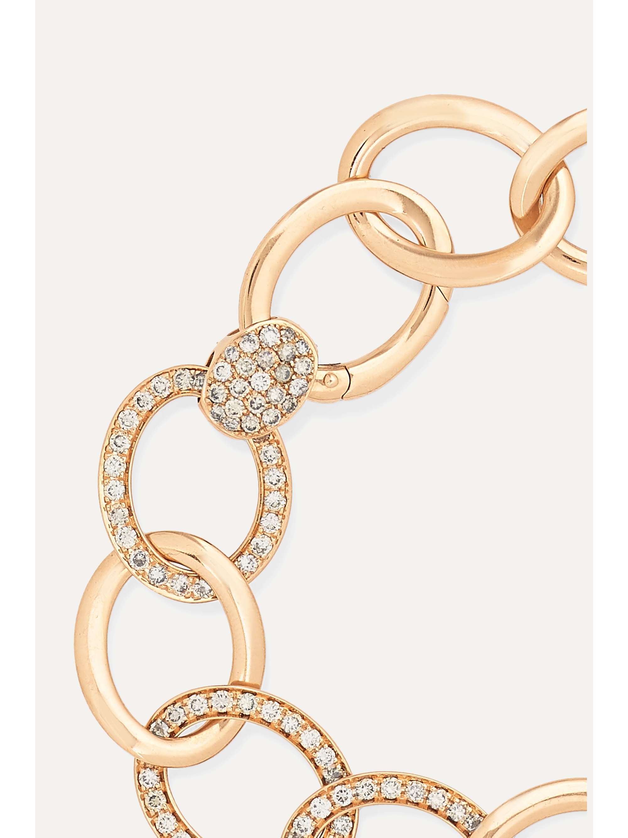 POMELLATO Tango 18-karat rose gold diamond bracelet