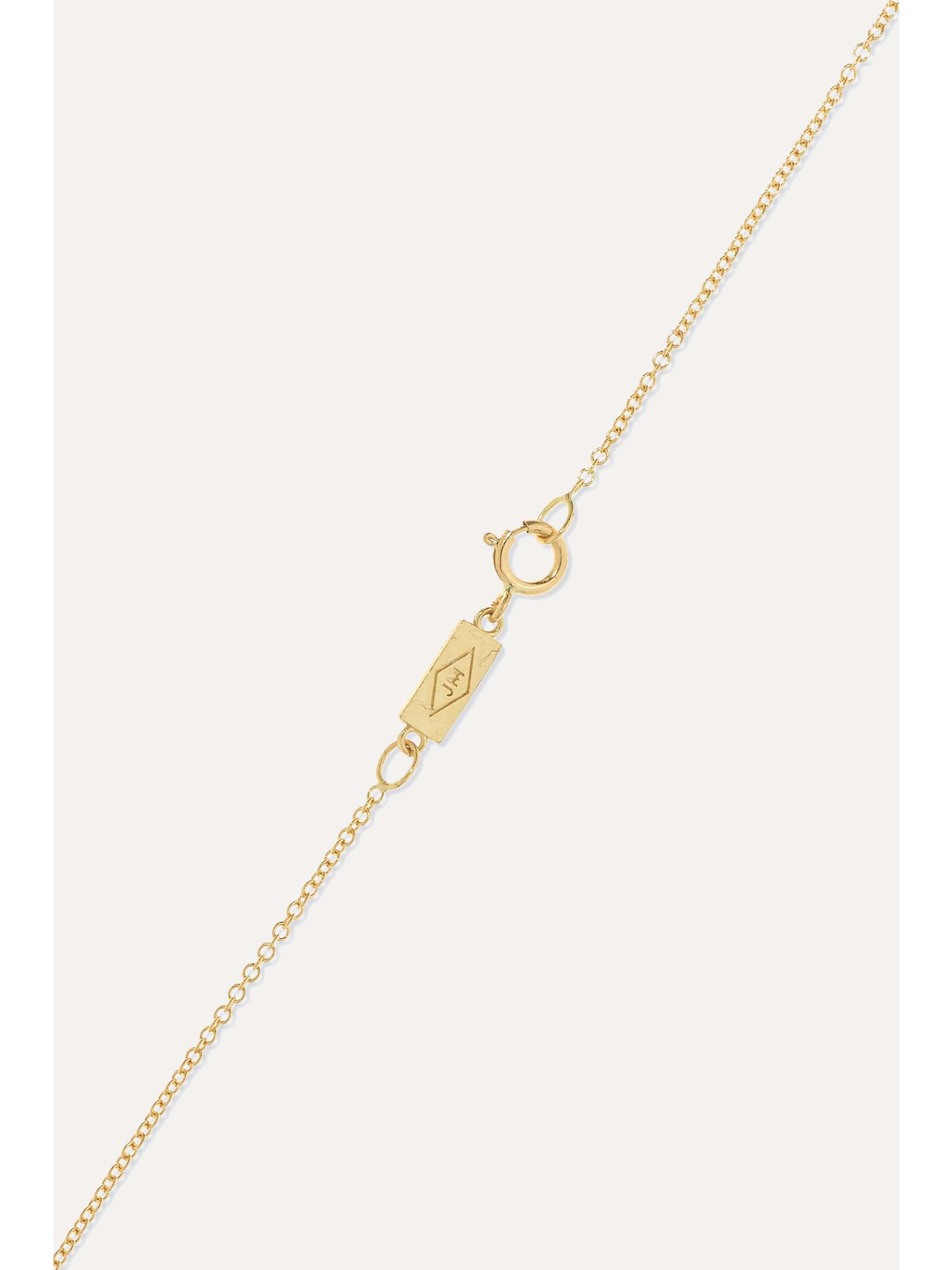 Evil Eye 18-karat gold, turquoise and diamond necklace Evil Eye 18-karat gold, turquoise and diamond necklace