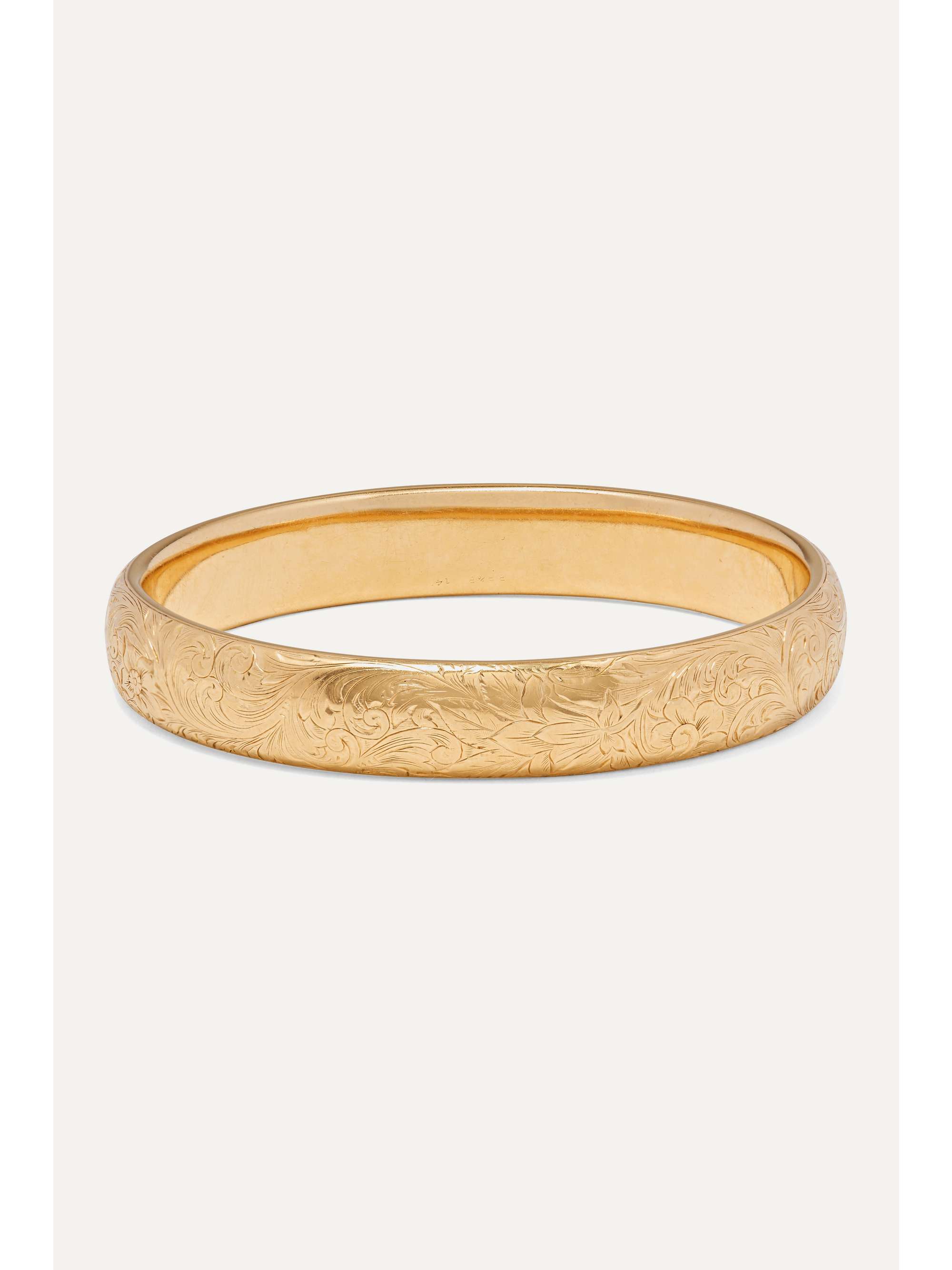 FRED LEIGHTON 1910 14-karat gold bangle