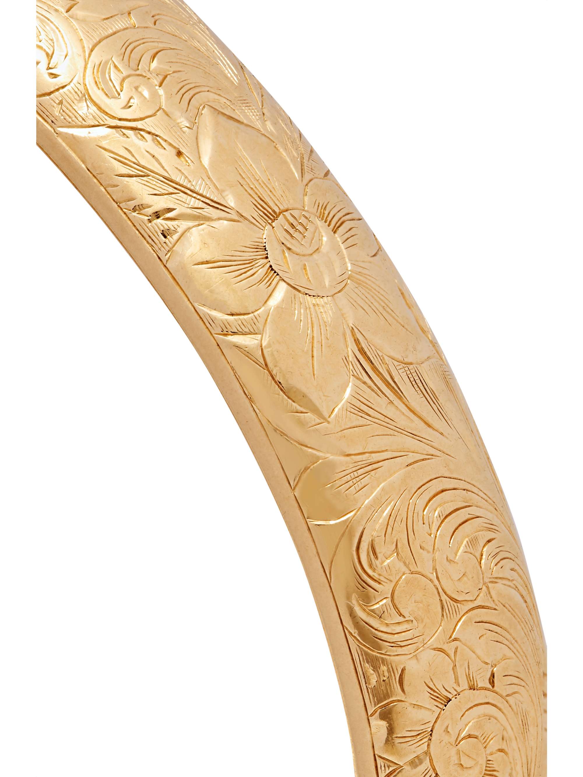 FRED LEIGHTON 1910 14-karat gold bangle