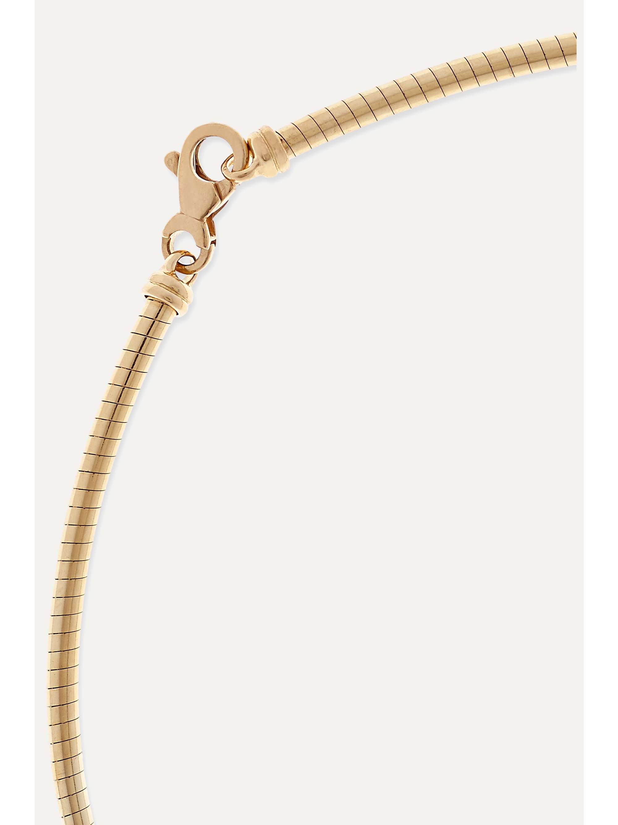 YVONNE LÉON 18-karat gold diamond necklace
