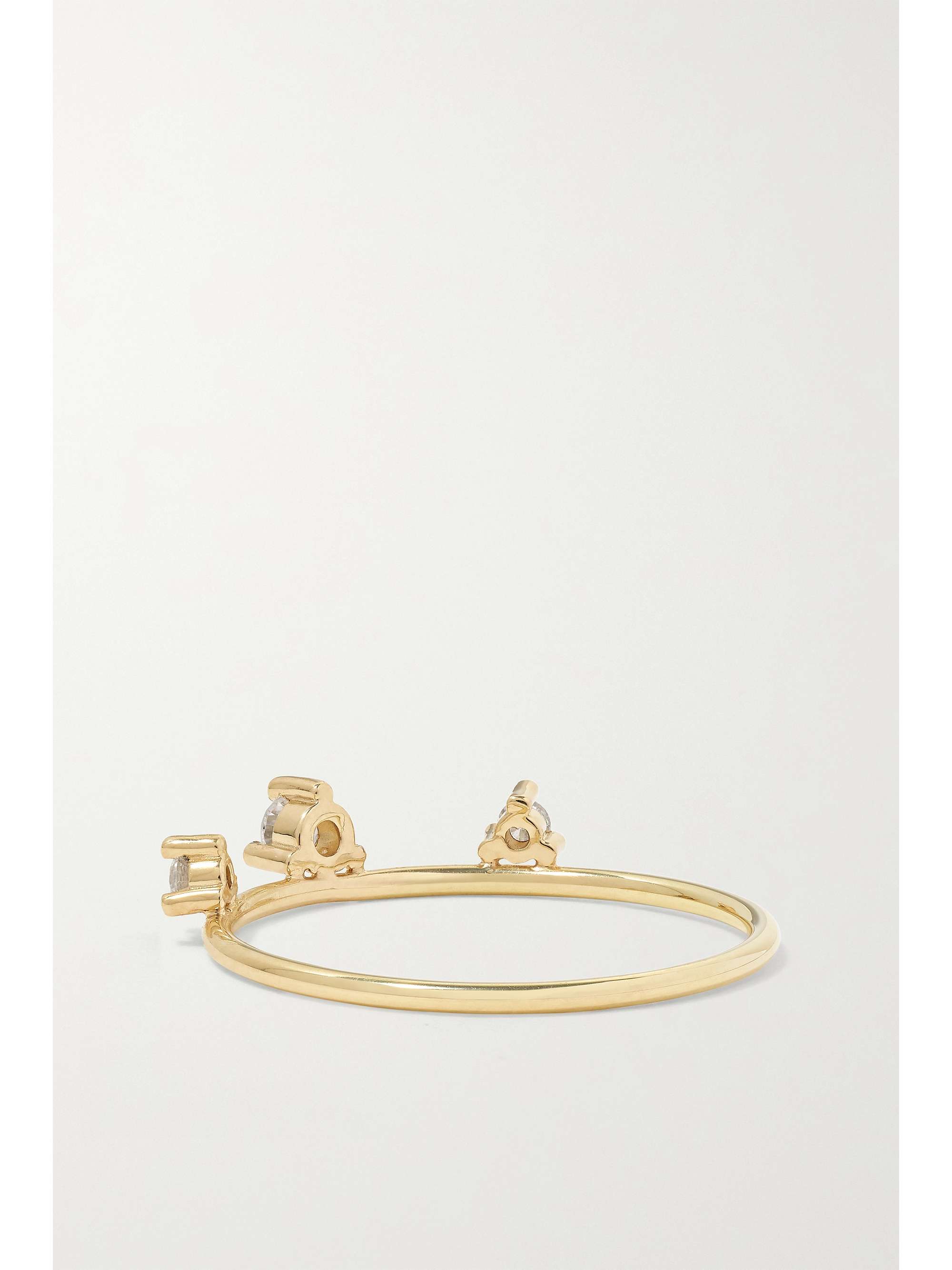MIZUKI 14-karat gold diamond ring