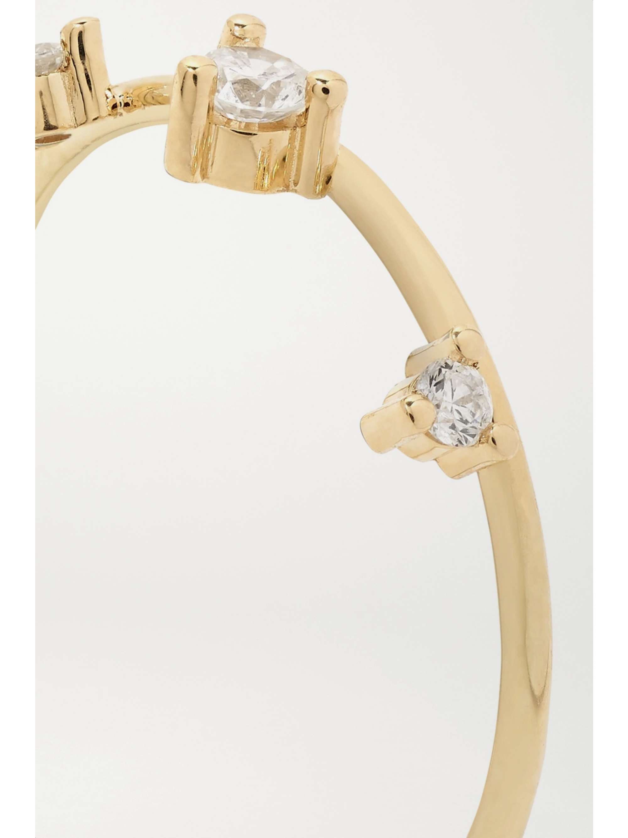 MIZUKI 14-karat gold diamond ring