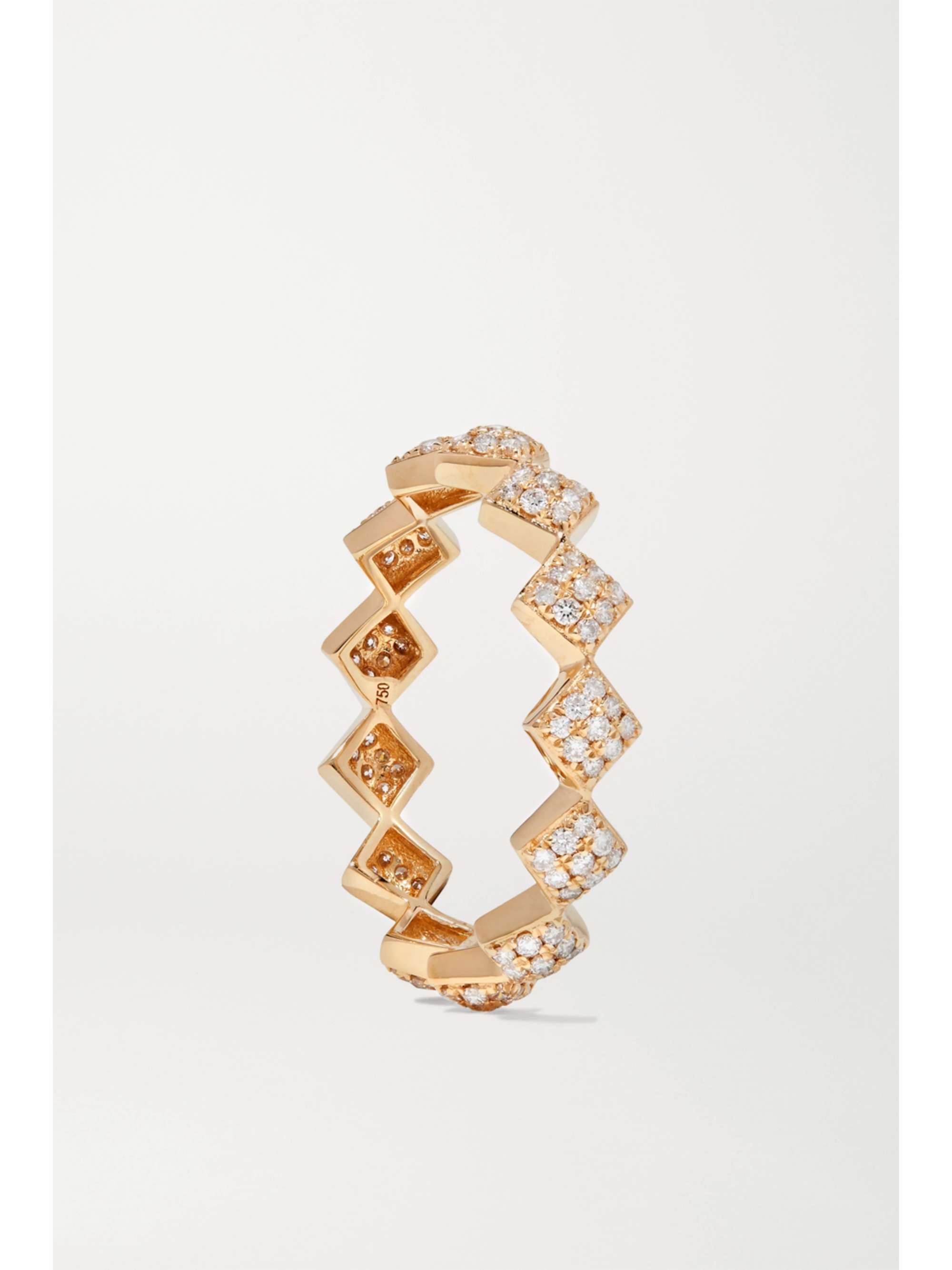 OFIRA Tattoo 18-karat gold diamond ring