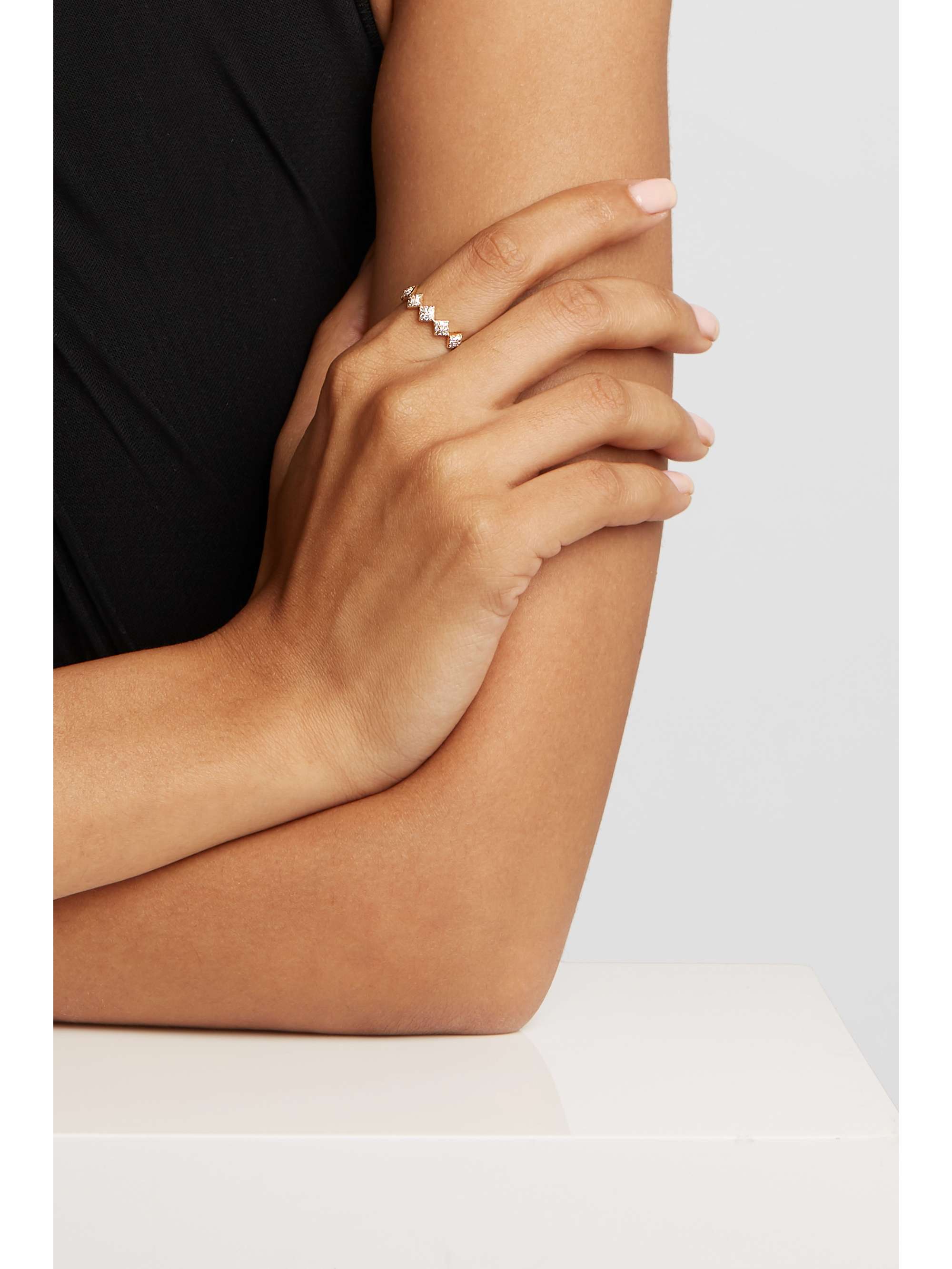 OFIRA Tattoo 18-karat gold diamond ring