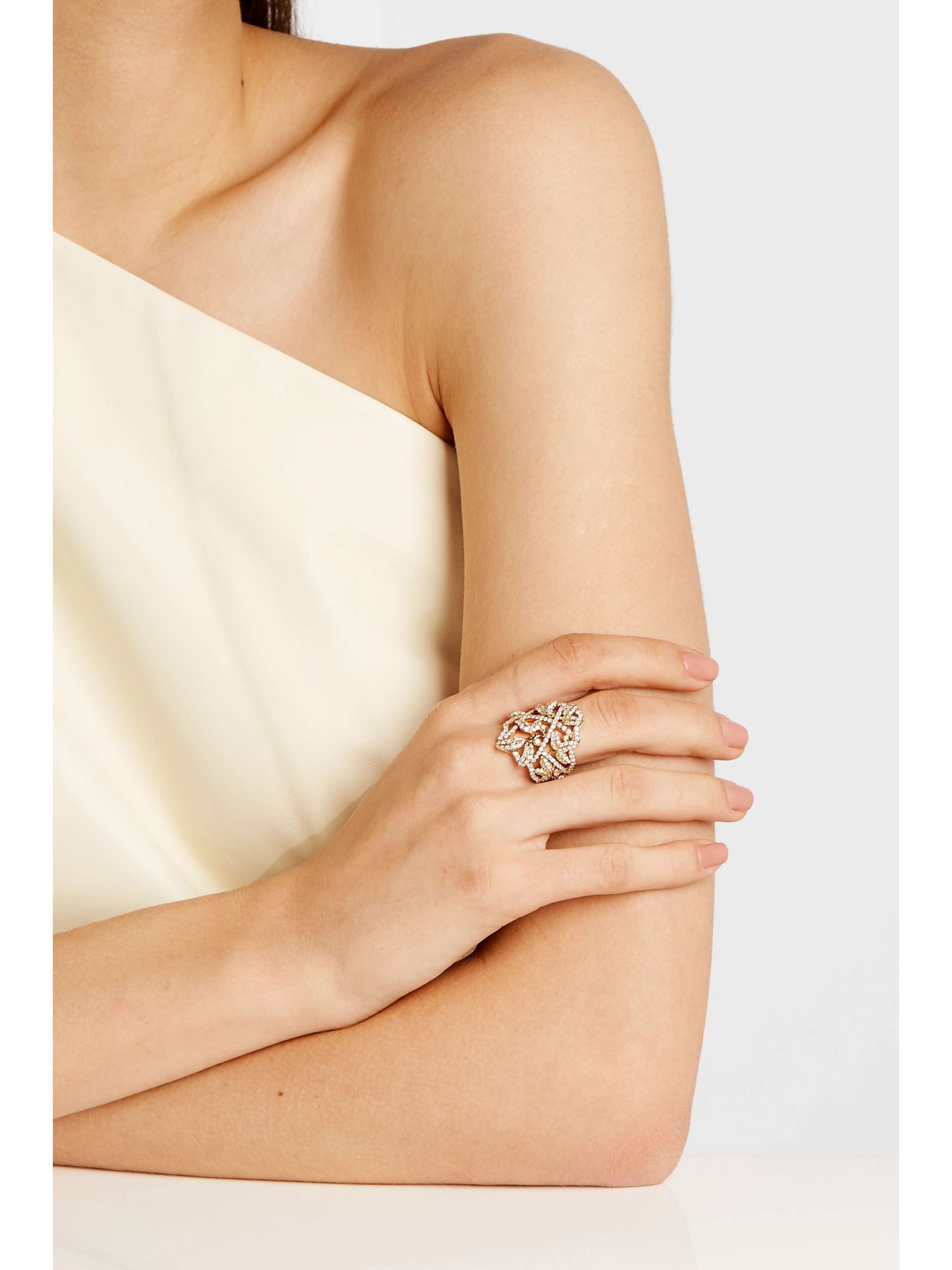 OLE LYNGGAARD COPENHAGEN Winter Frost 18-karat gold diamond ring
