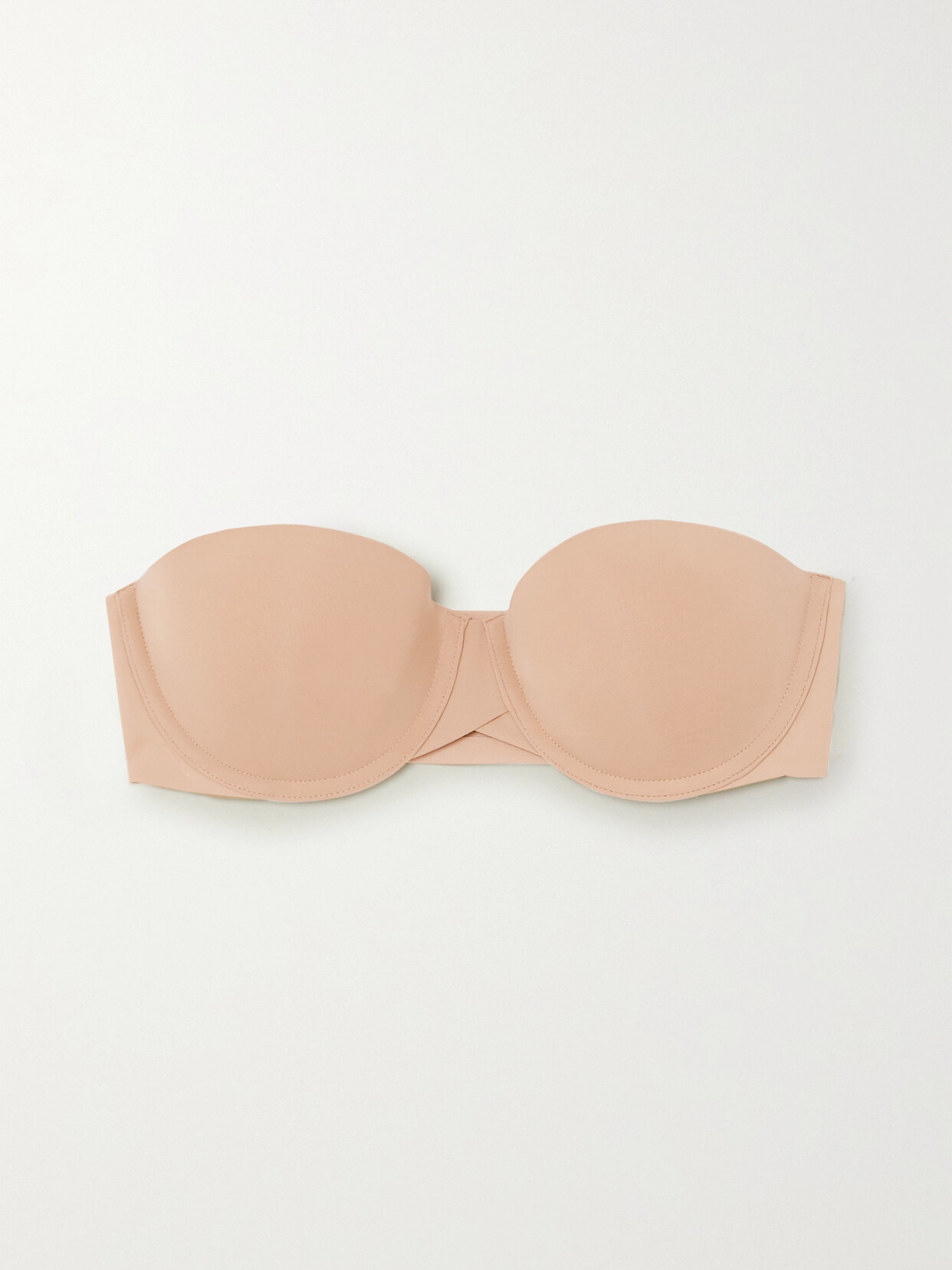 CALVIN KLEIN UNDERWEAR INVISIBLES STRETCH-JERSEY UNDERWIRED STRAPLESS BRA