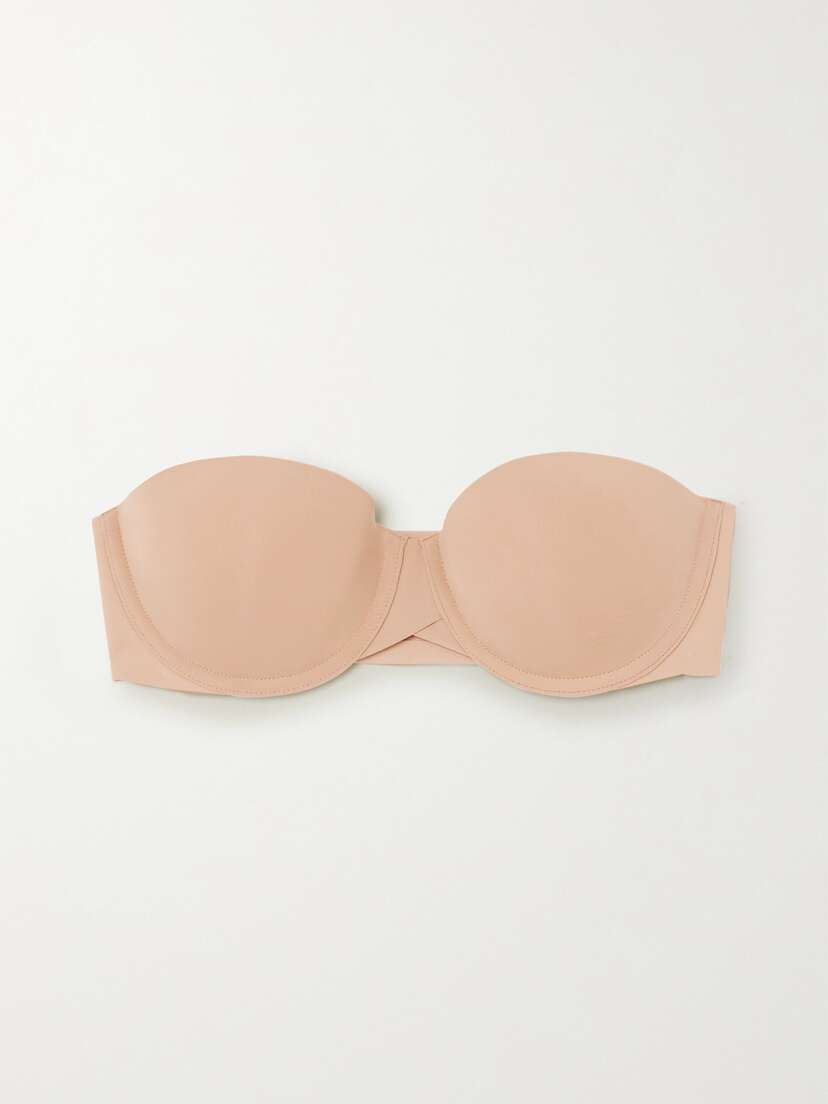 CK ONE Invisibles Stretch-jersey Underwired Strapless Bra