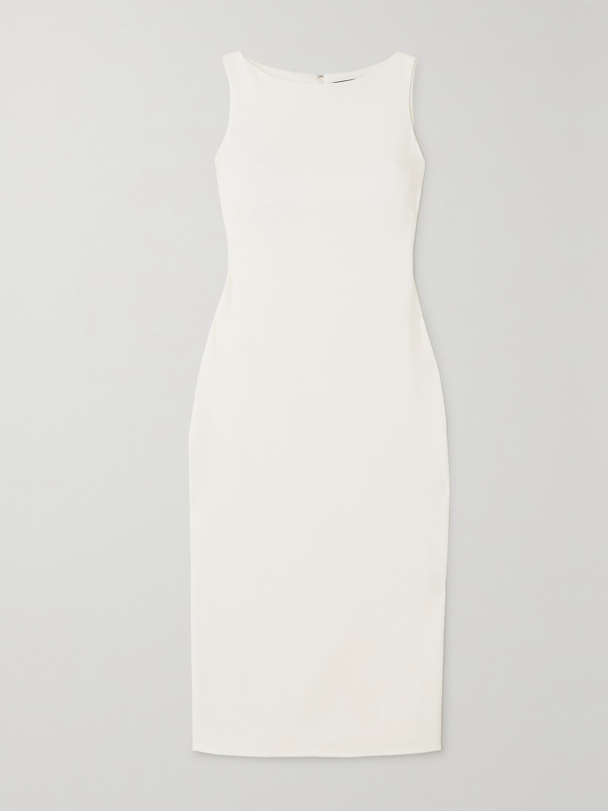 BRANDON MAXWELL CREPE MIDI DRESS