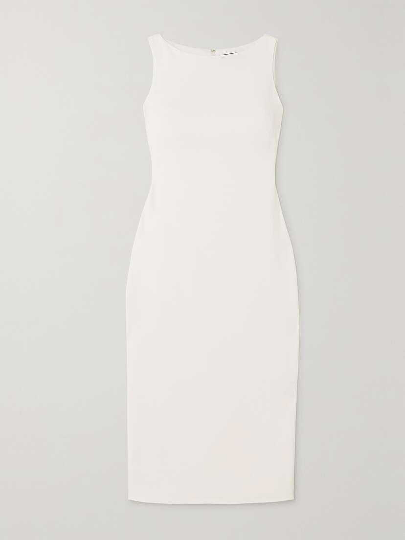 Brandon Maxwell Crepe Midi Dress
