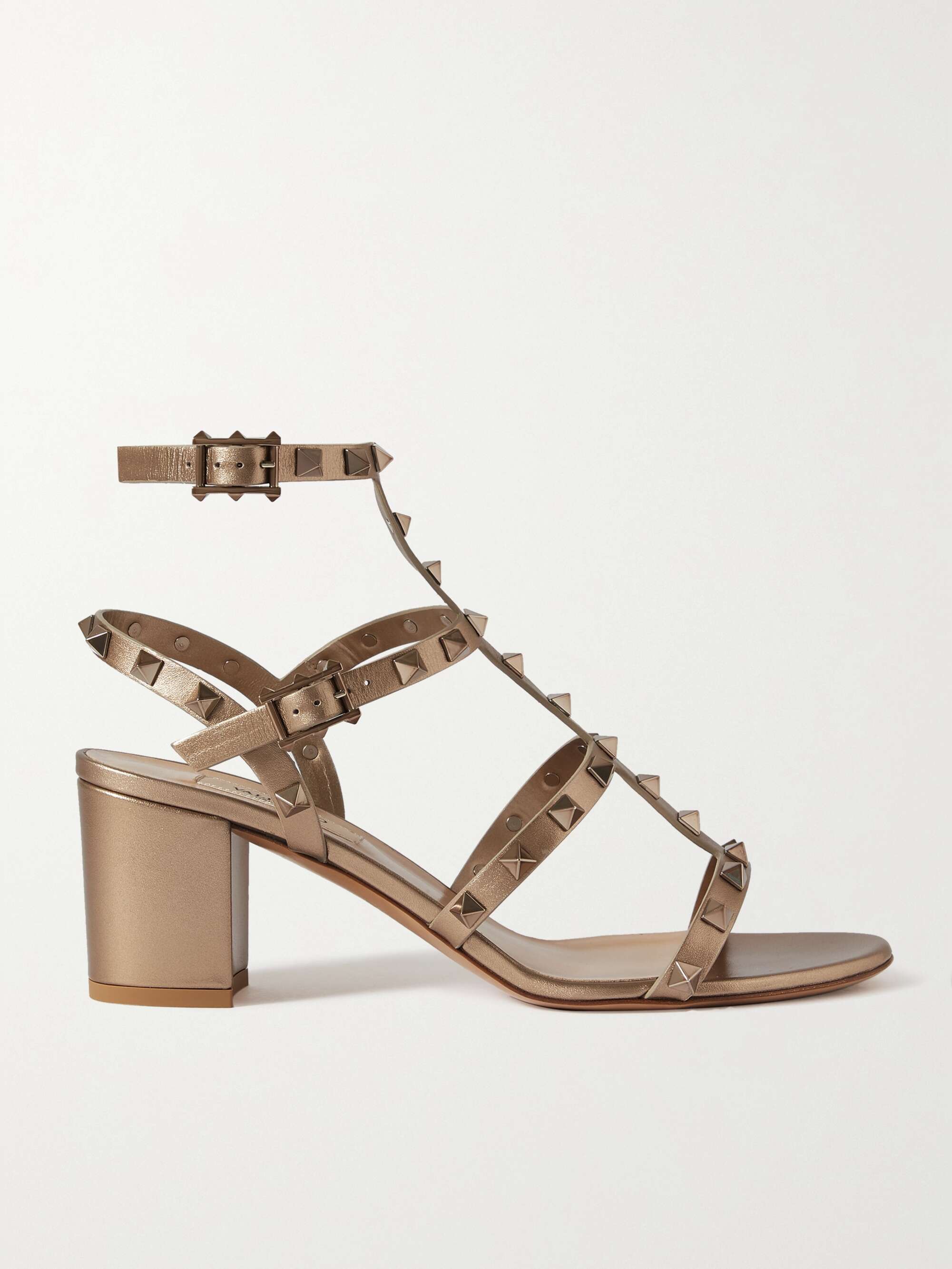 VALENTINO GARAVANI Rockstud 60 leather sandals | NET-A-PORTER