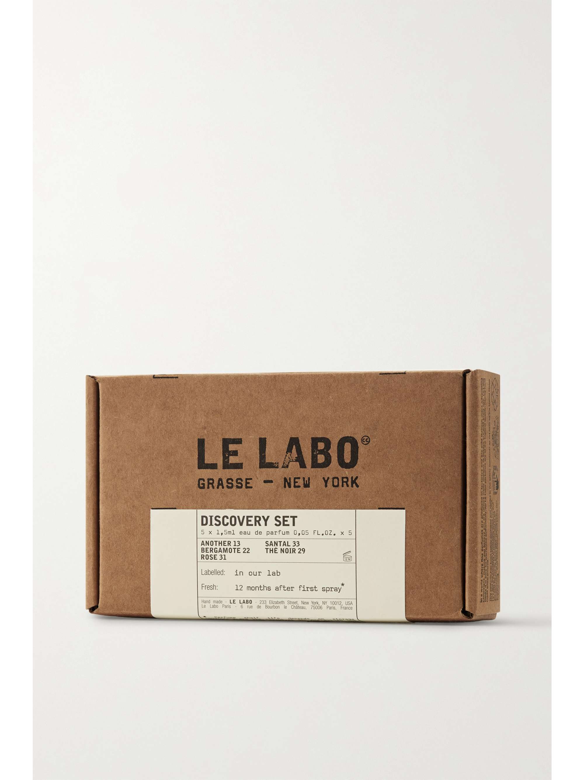 LE LABO Coffret découverte d'eaux de parfums, 5 x 1,5 ml