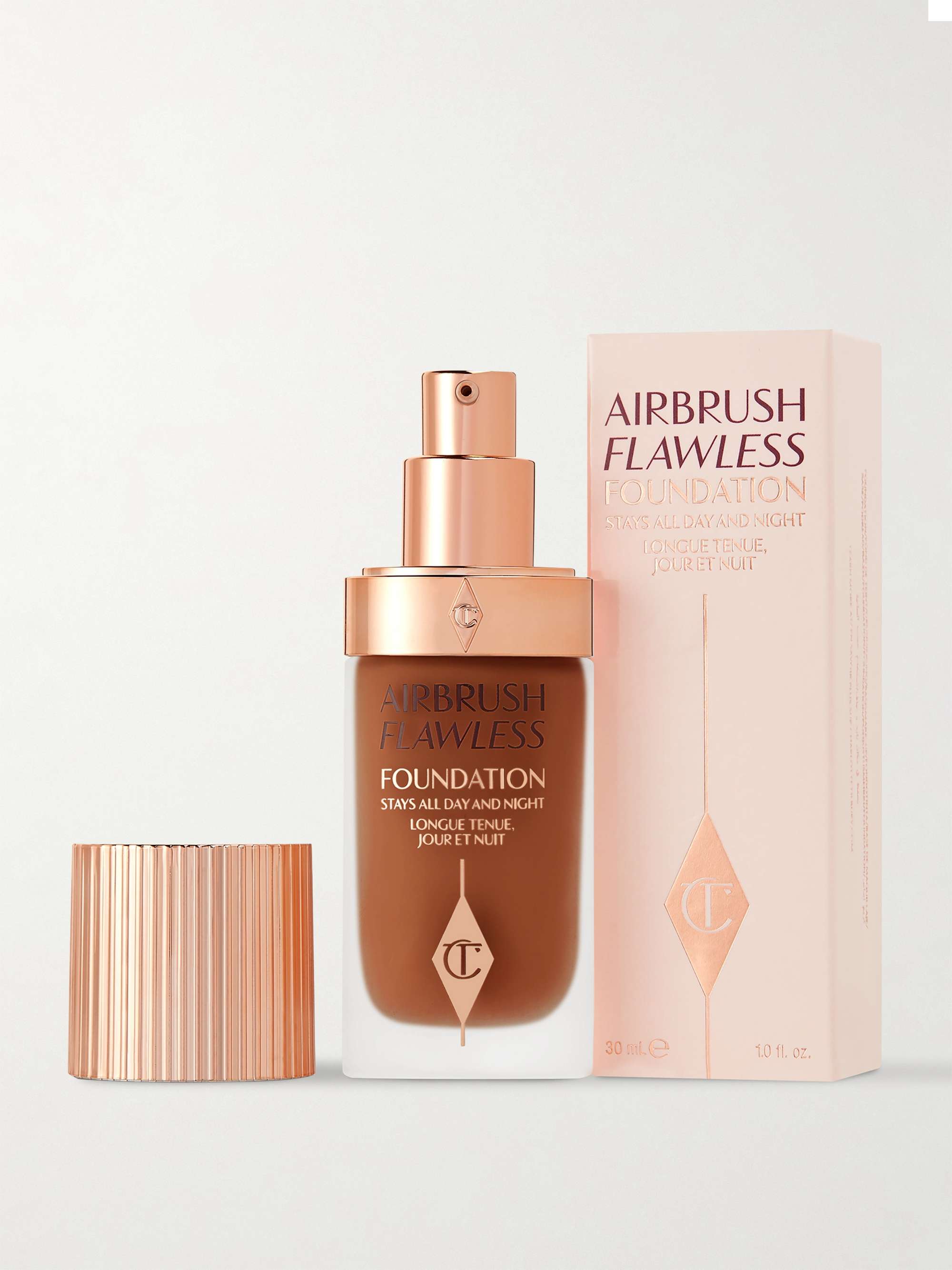 CHARLOTTE TILBURY Fond de teint Airbrush Flawless, 6 Warm, 30 ml