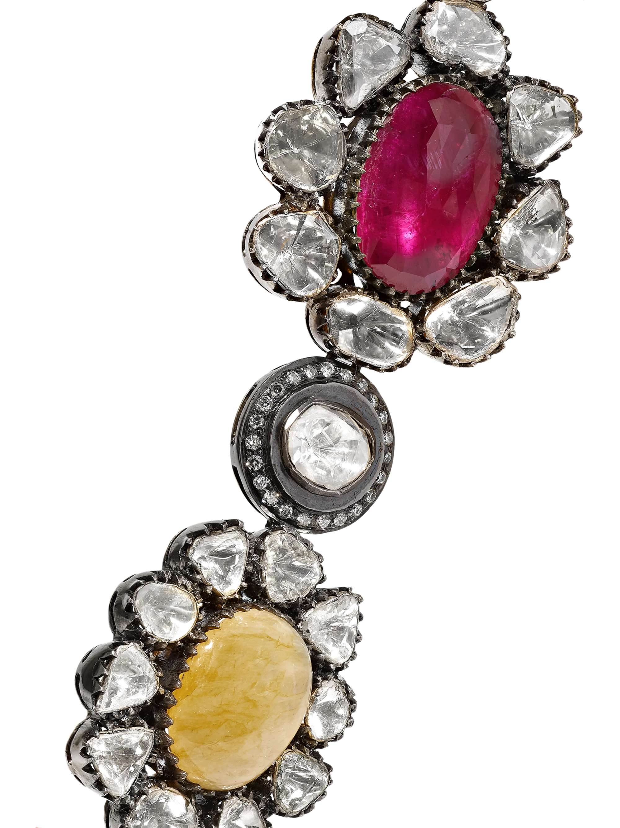 AMRAPALI LONDON 14-karat gold multi-stone necklace