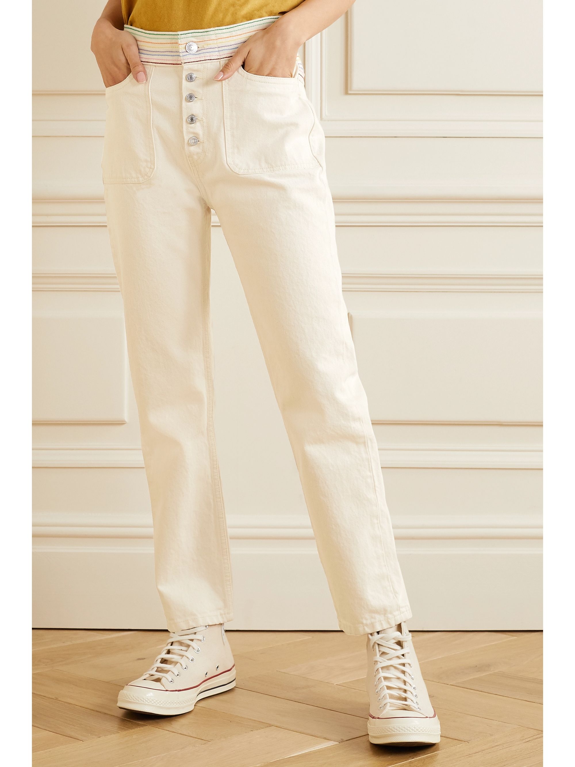 Civilizar arrojar polvo en los ojos Carrera Off-white + Blanca Miró Stove Pipe embroidered high-rise straight-leg jeans | RE/DONE | NET-A-PORTER Civilizar arrojar polvo en los ojos Carrera Off-white + Blanca Miró Stove Pipe embroidered high-rise straight-leg jeans | RE/DONE | NET-A-PORTER