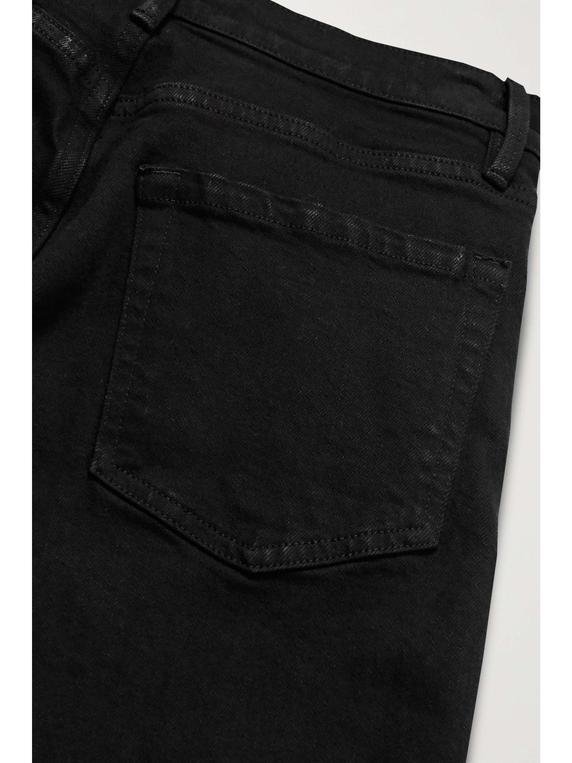 FRAME Le Vintage Bermuda frayed denim shorts