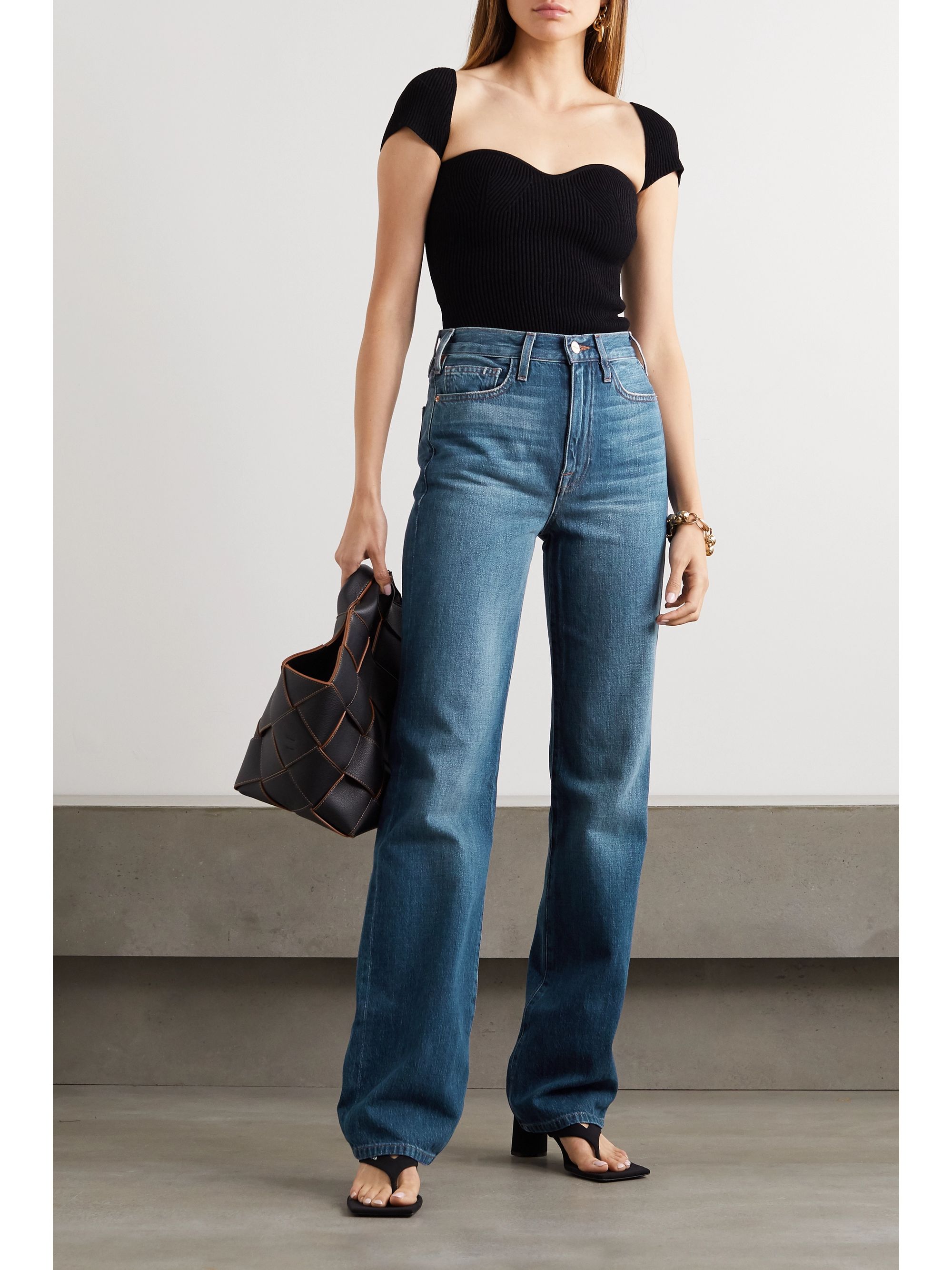 frame high rise jeans