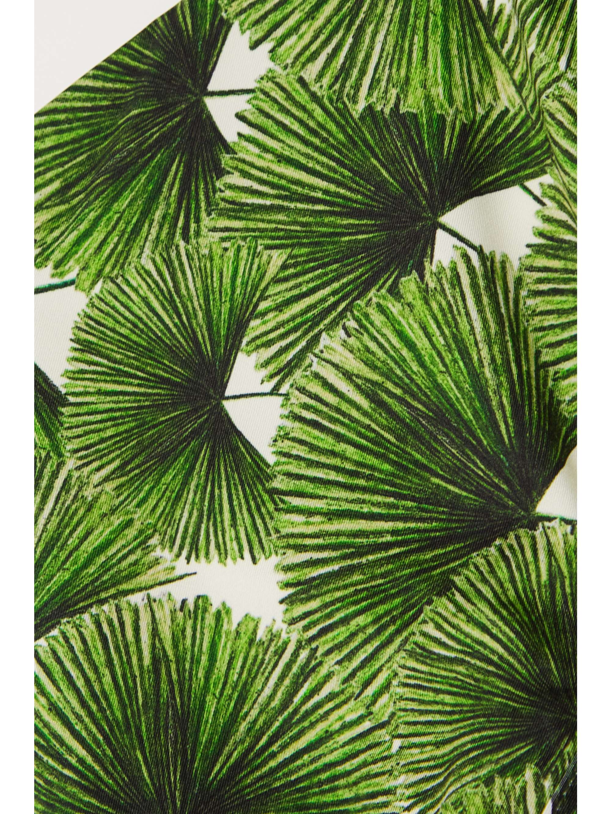 AGUA BY AGUA BENDITA Azucena one-shoulder printed recycled bikini top