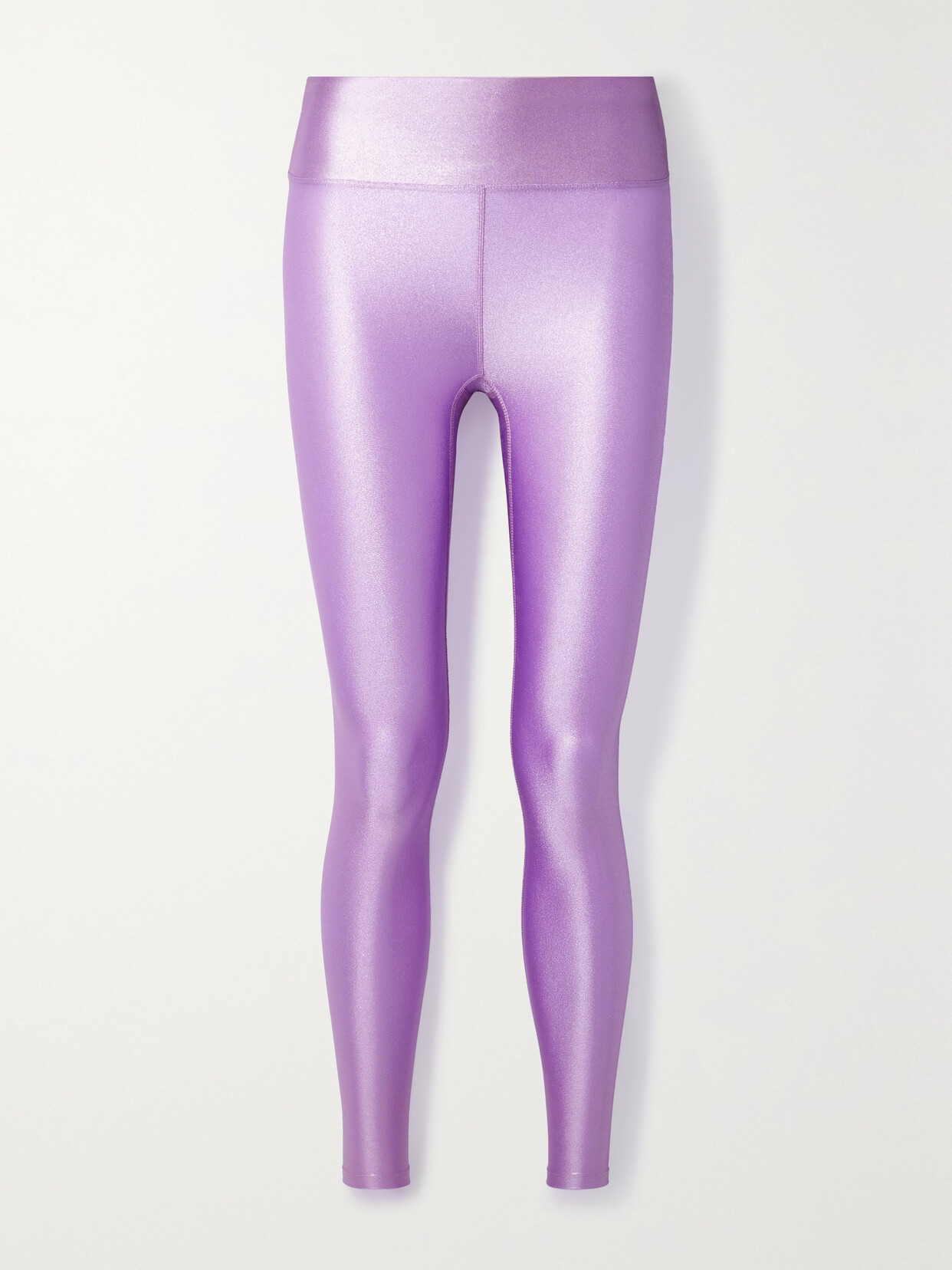 Heroine Sport Marvel Metallic Stretch Leggings In Purple