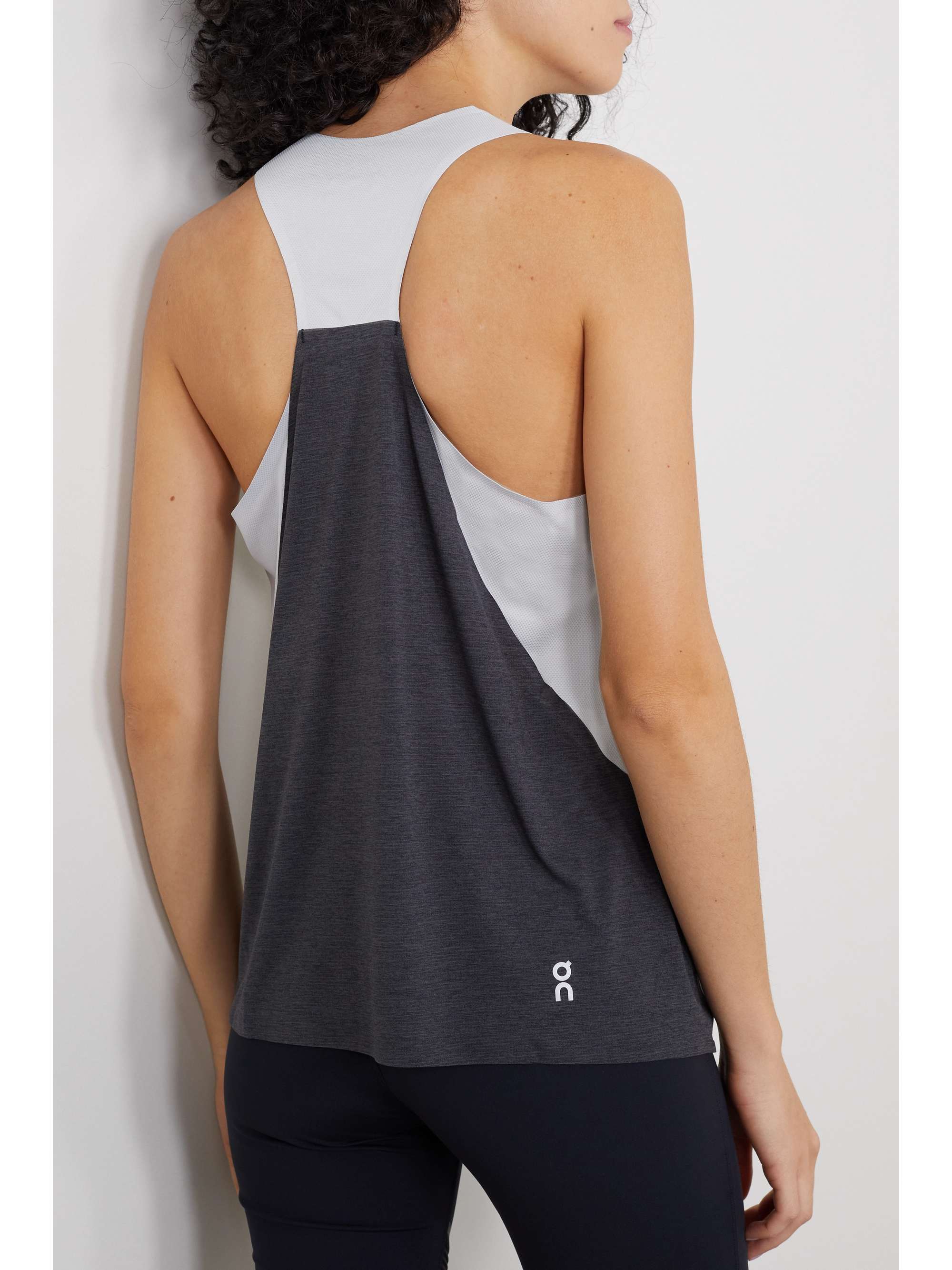 ON Tank-T piqué and jersey tank top