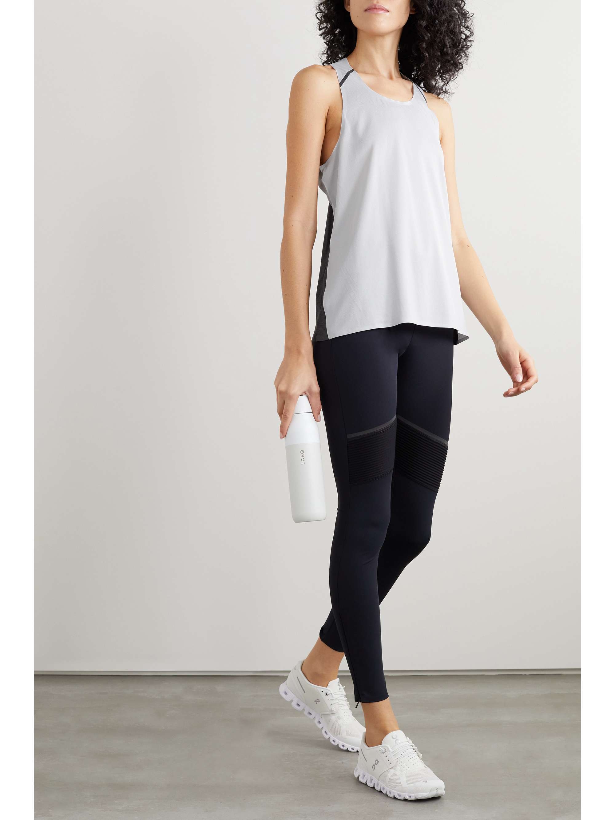 ON Tank-T piqué and jersey tank top