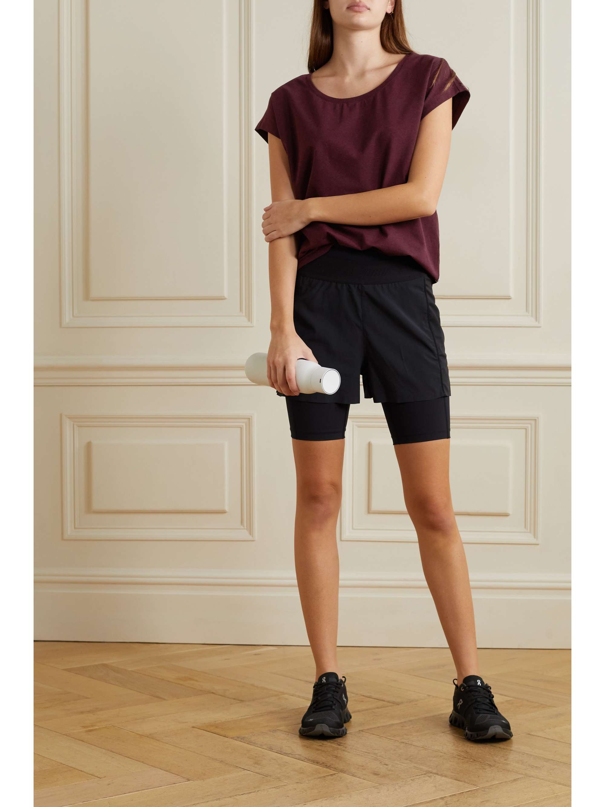 ON Stretch-cotton jersey T-shirt