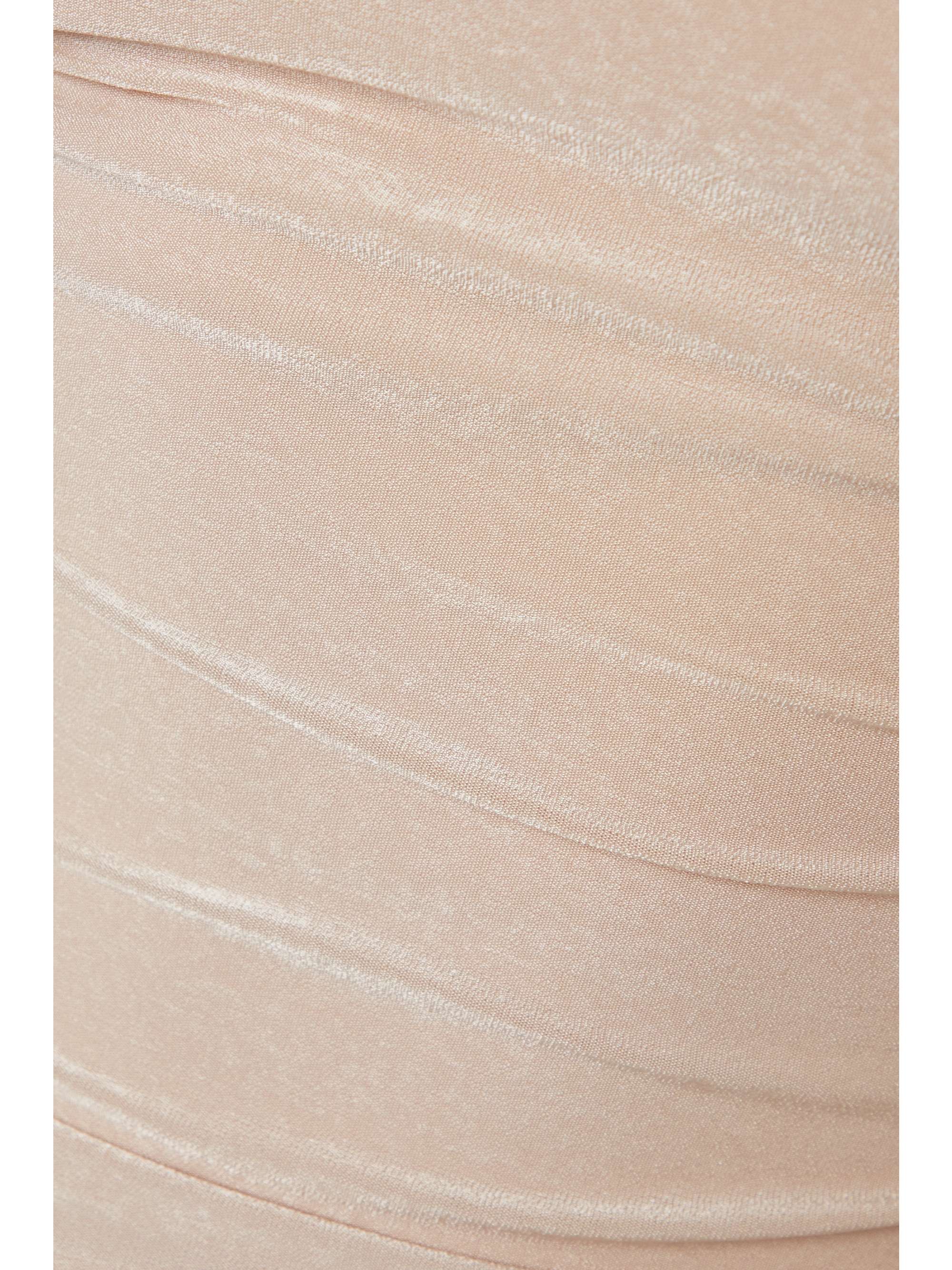 KHAITE Devon off-the-shoulder open-back jersey bodysuit