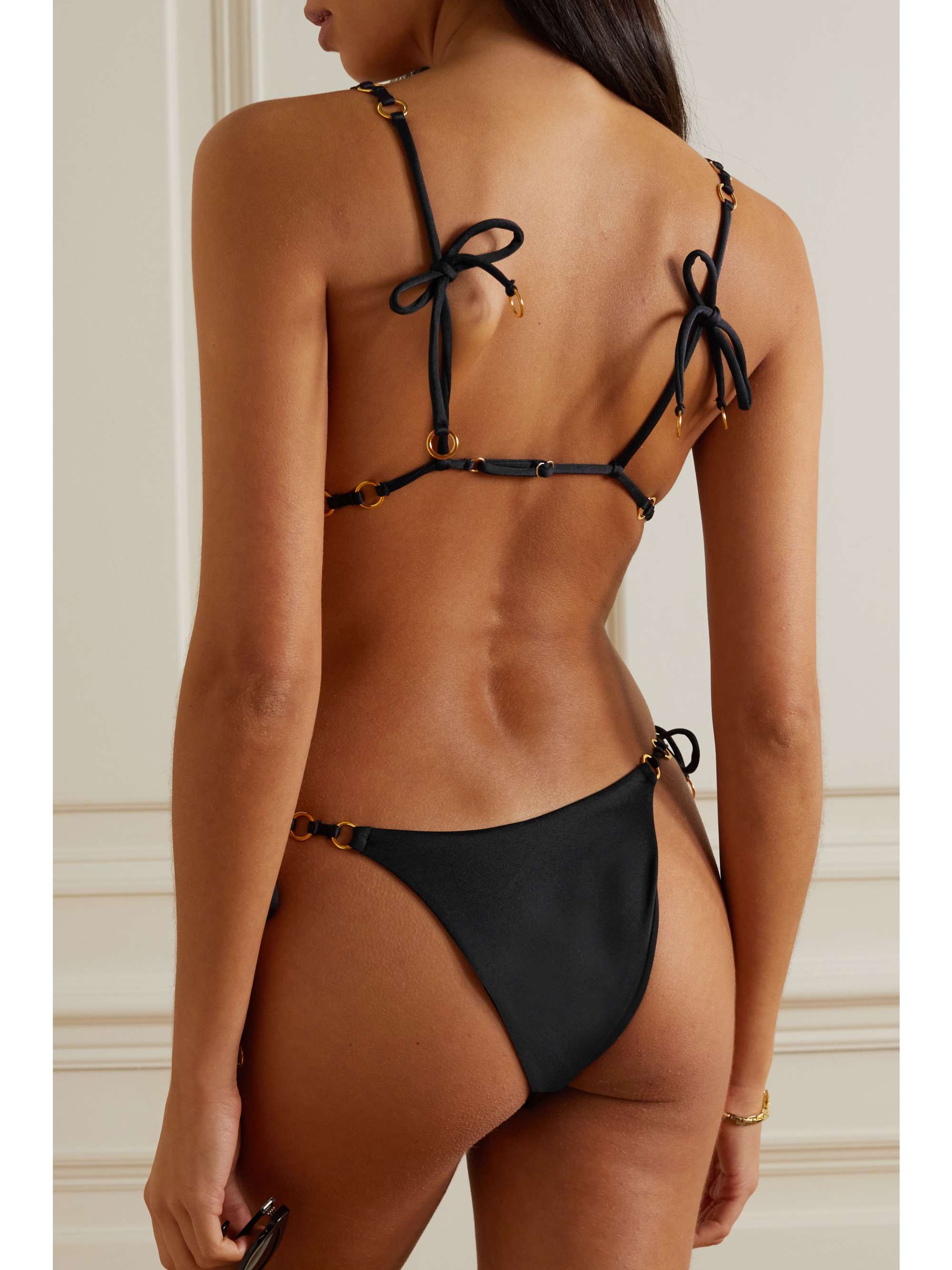 AGENT PROVOCATEUR Ashia embellished bikini briefs