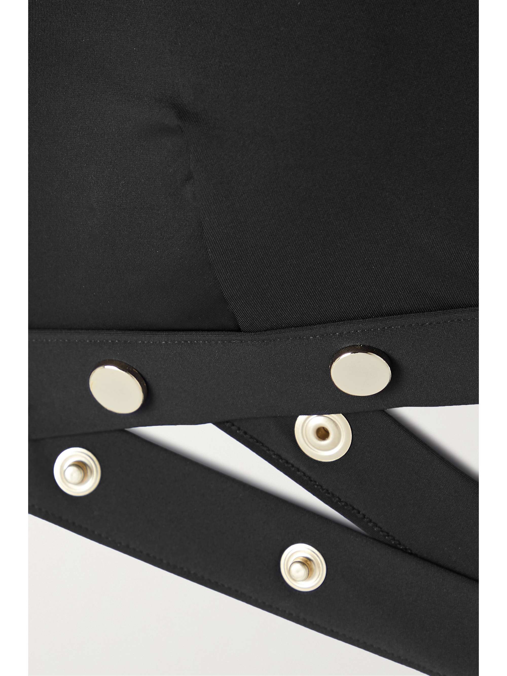 AGENT PROVOCATEUR Donia embellished cutout bikini top