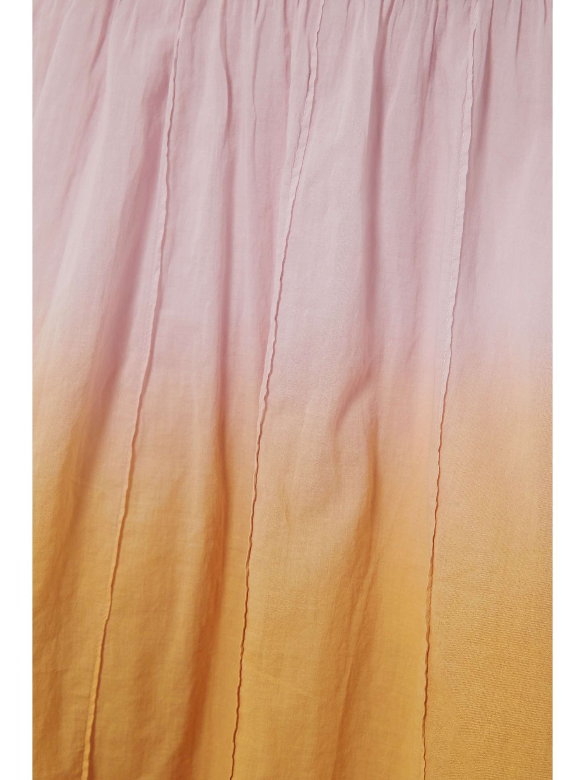 SKIN Barrie shirred cotton-voile midi dress