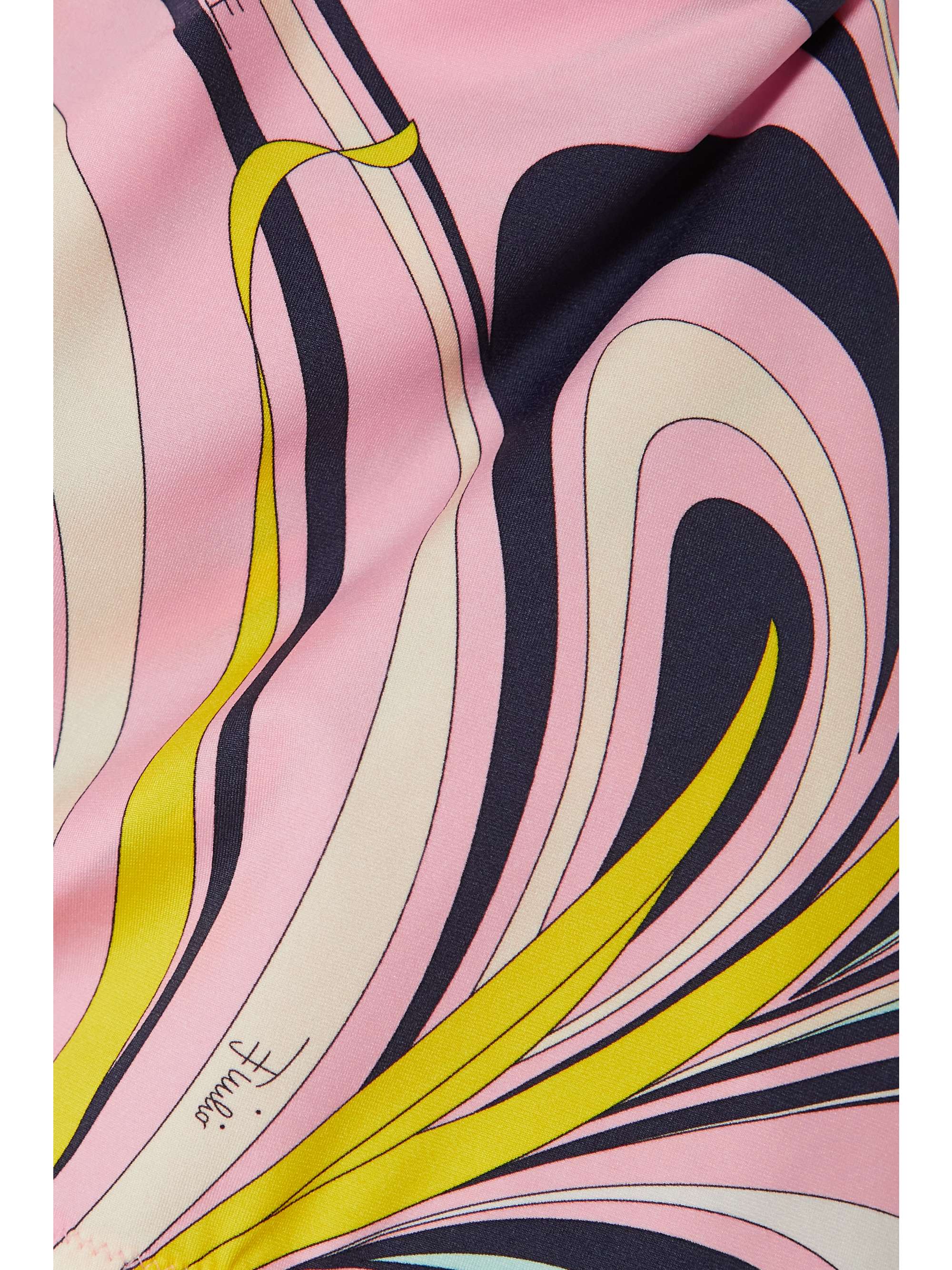 PUCCI + NET SUSTAIN layered printed recycled bikini bottoms