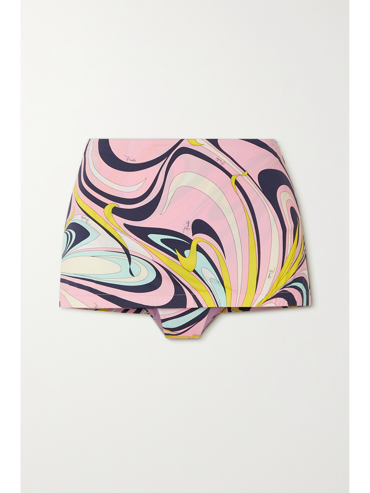 EMILIO PUCCI + NET SUSTAIN LAYERED PRINTED RECYCLED BIKINI BOTTOMS