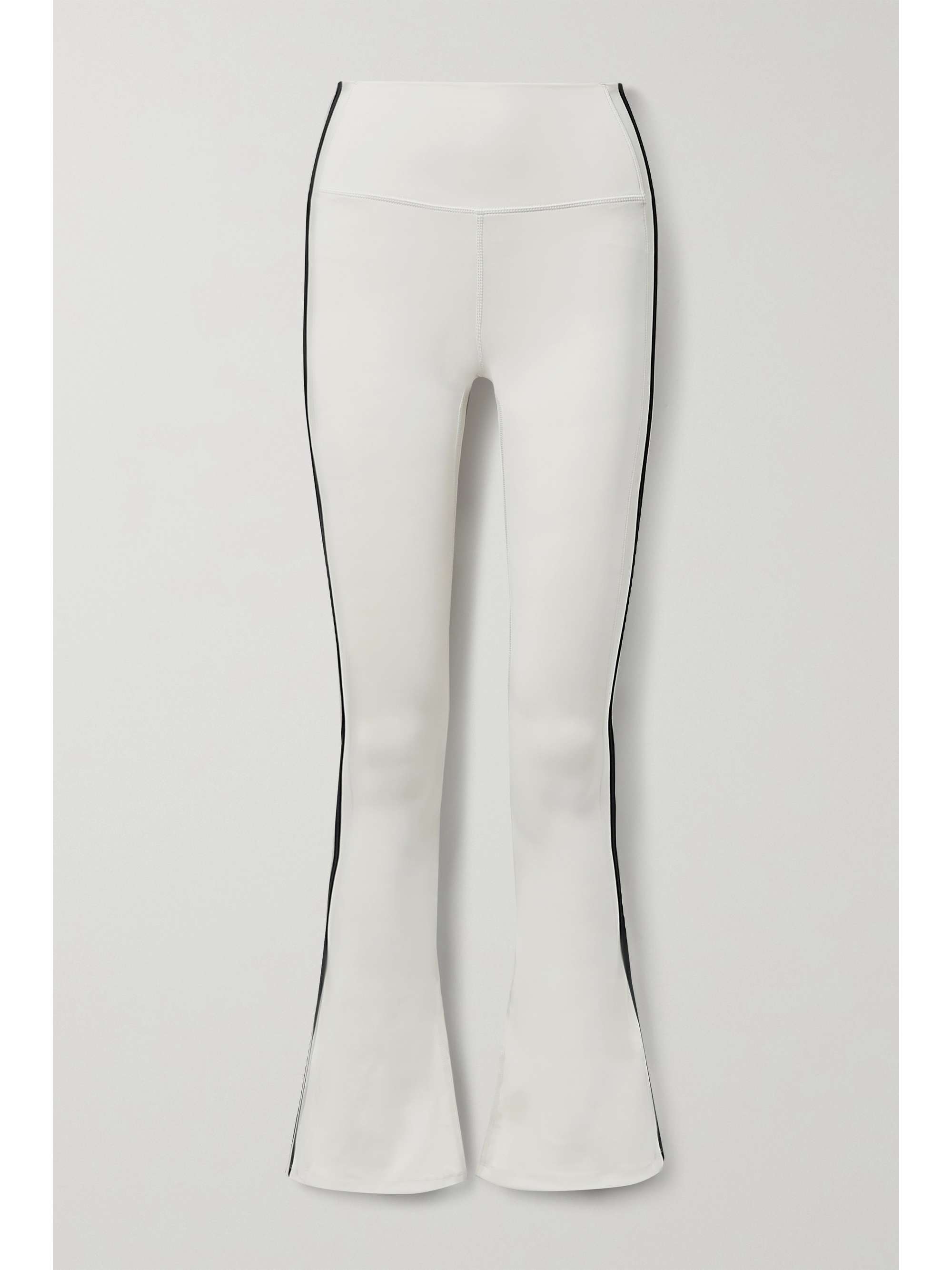 striped stretch pants