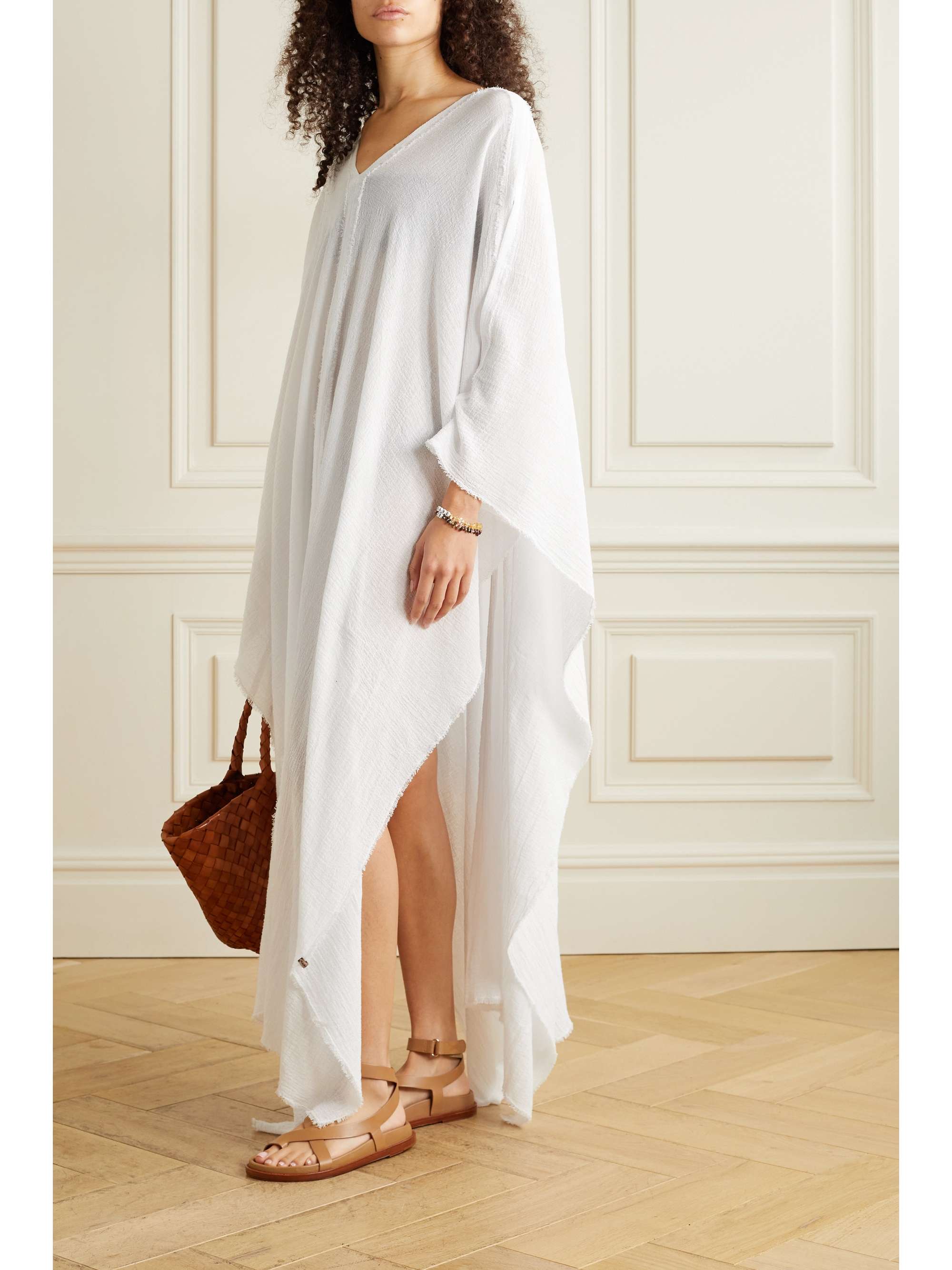 cotton gauze caftan