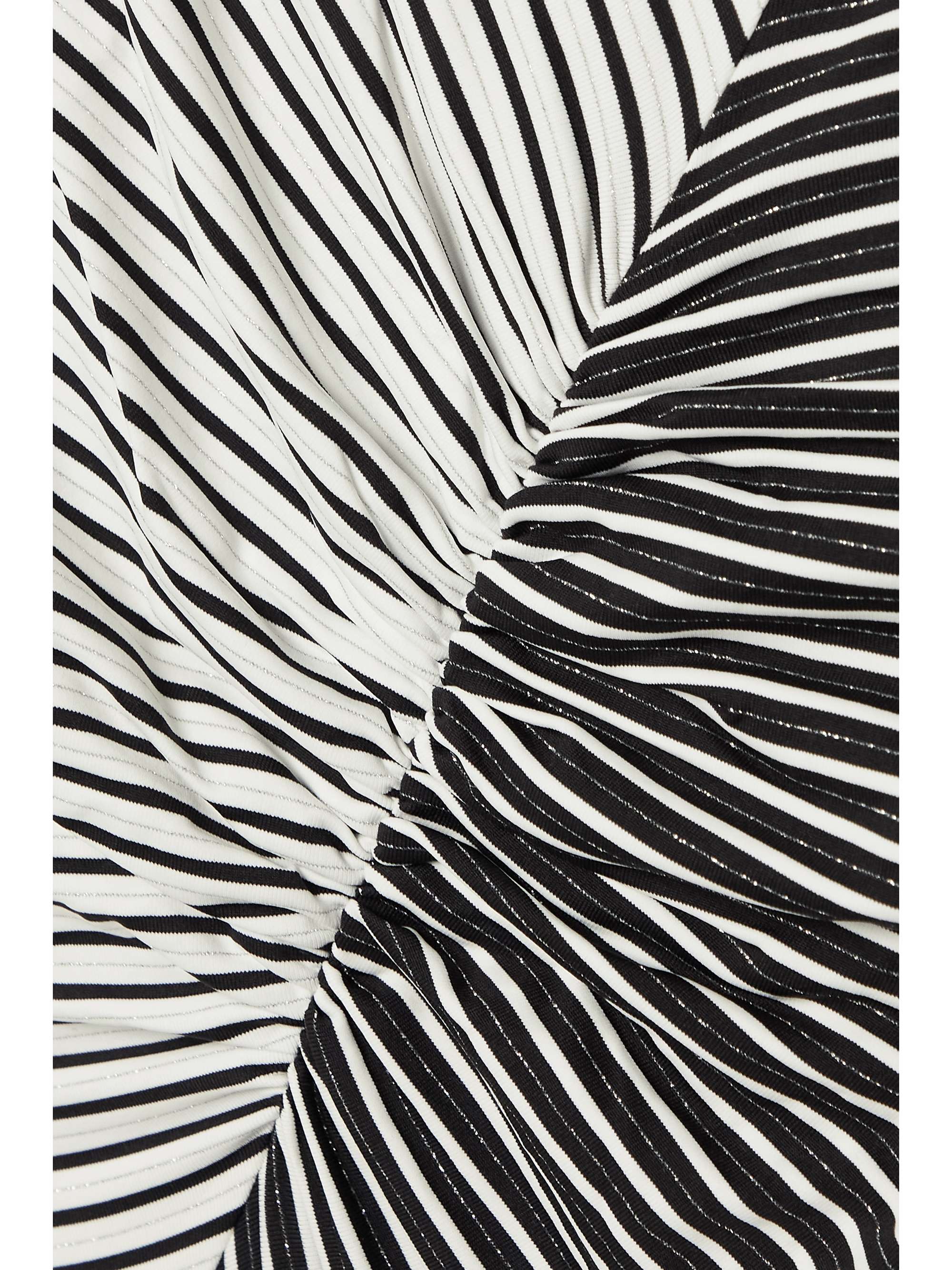 SOLID & STRIPED The Lucia metallic striped swimsuit