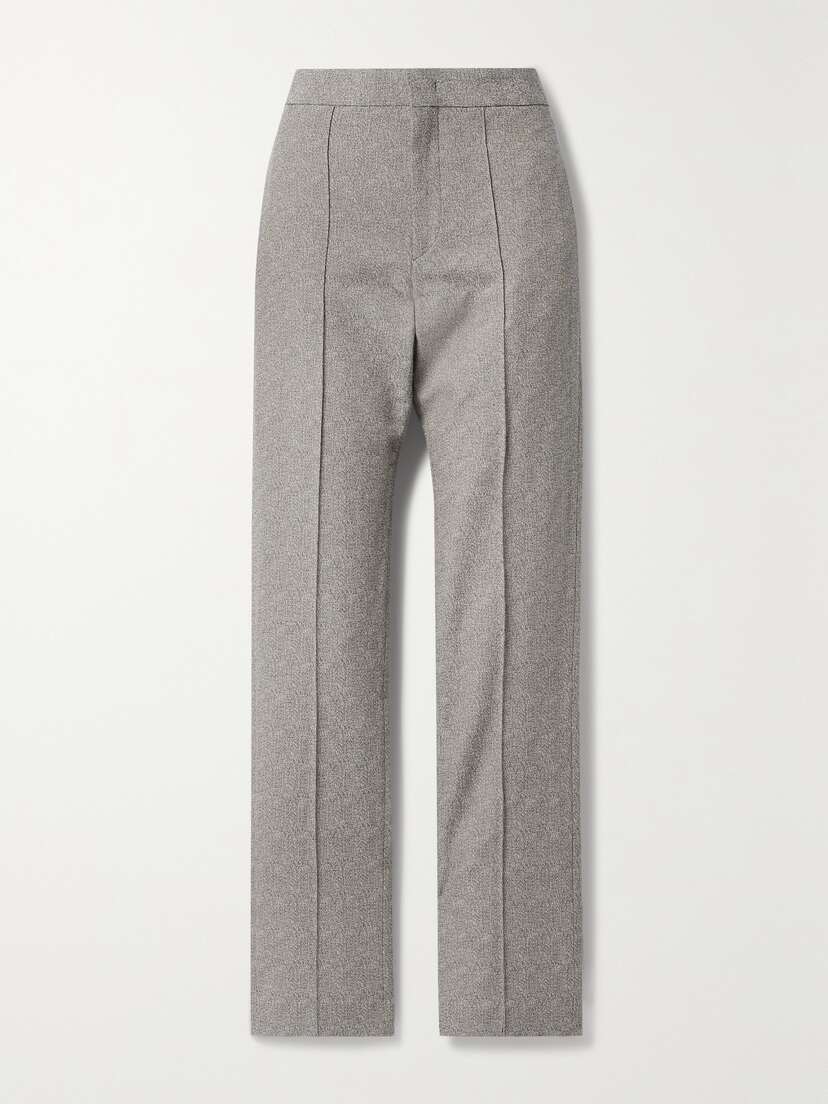 Isabel Marant Jarokia Tweed Straight-leg Pants