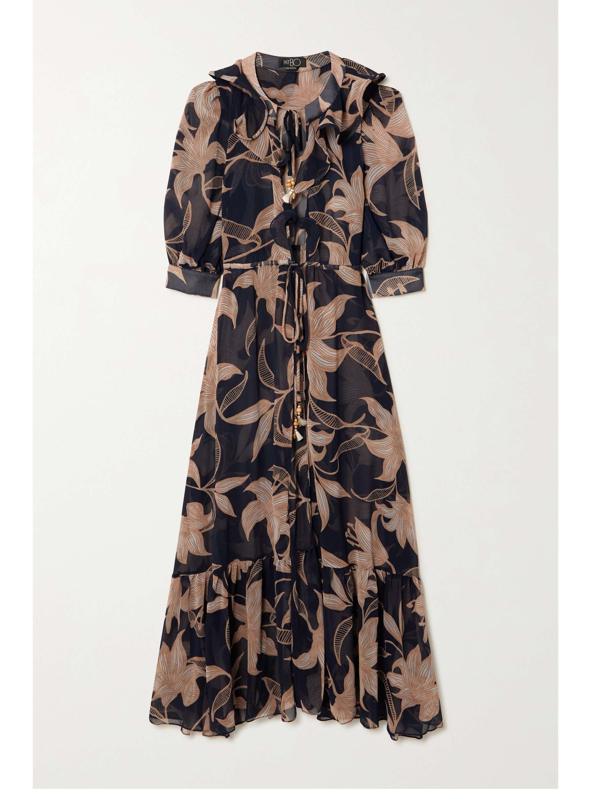 floral print chiffon