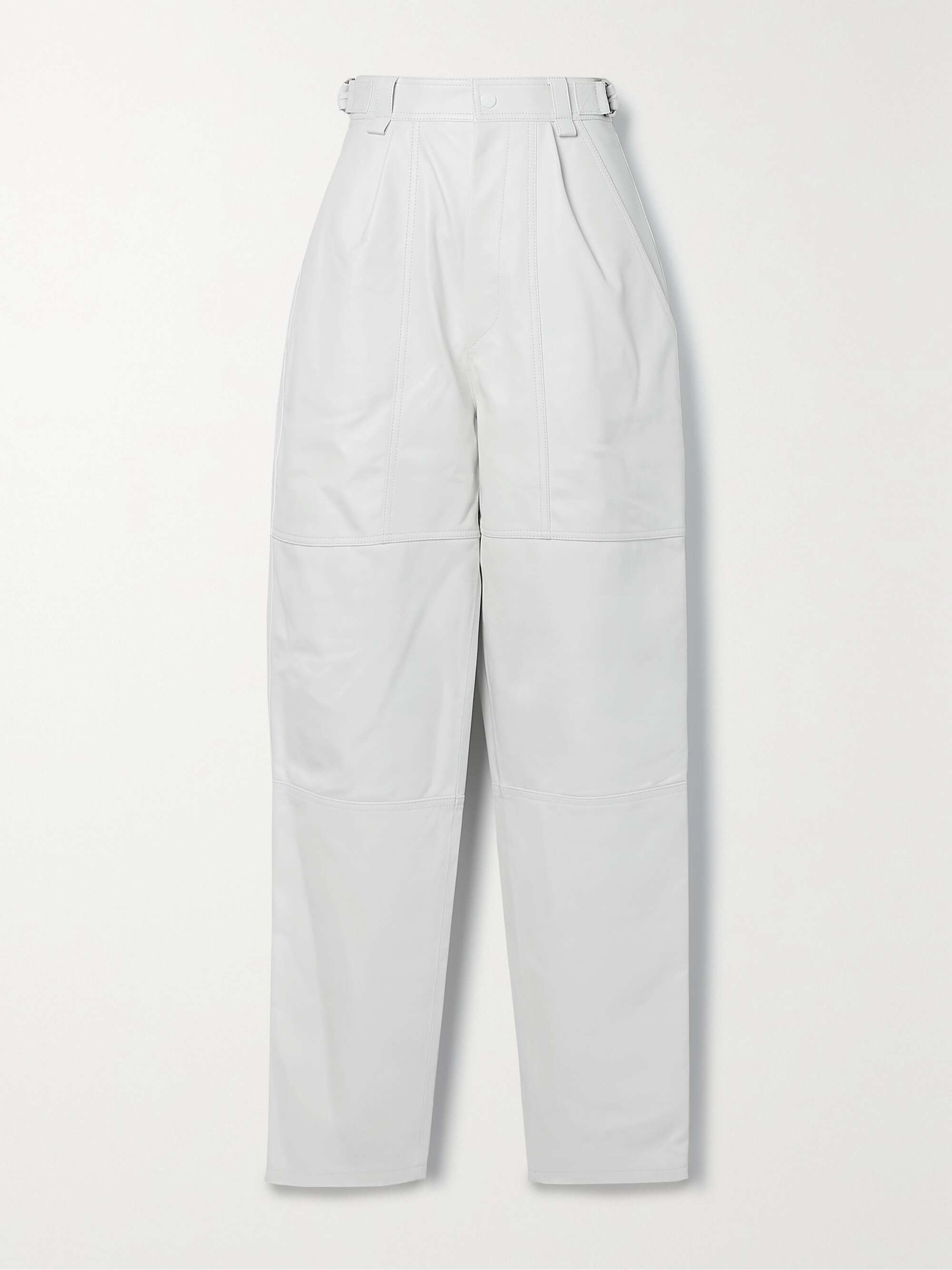 ISABEL MARANT Paneled leather tapered pants | NET-A-PORTER