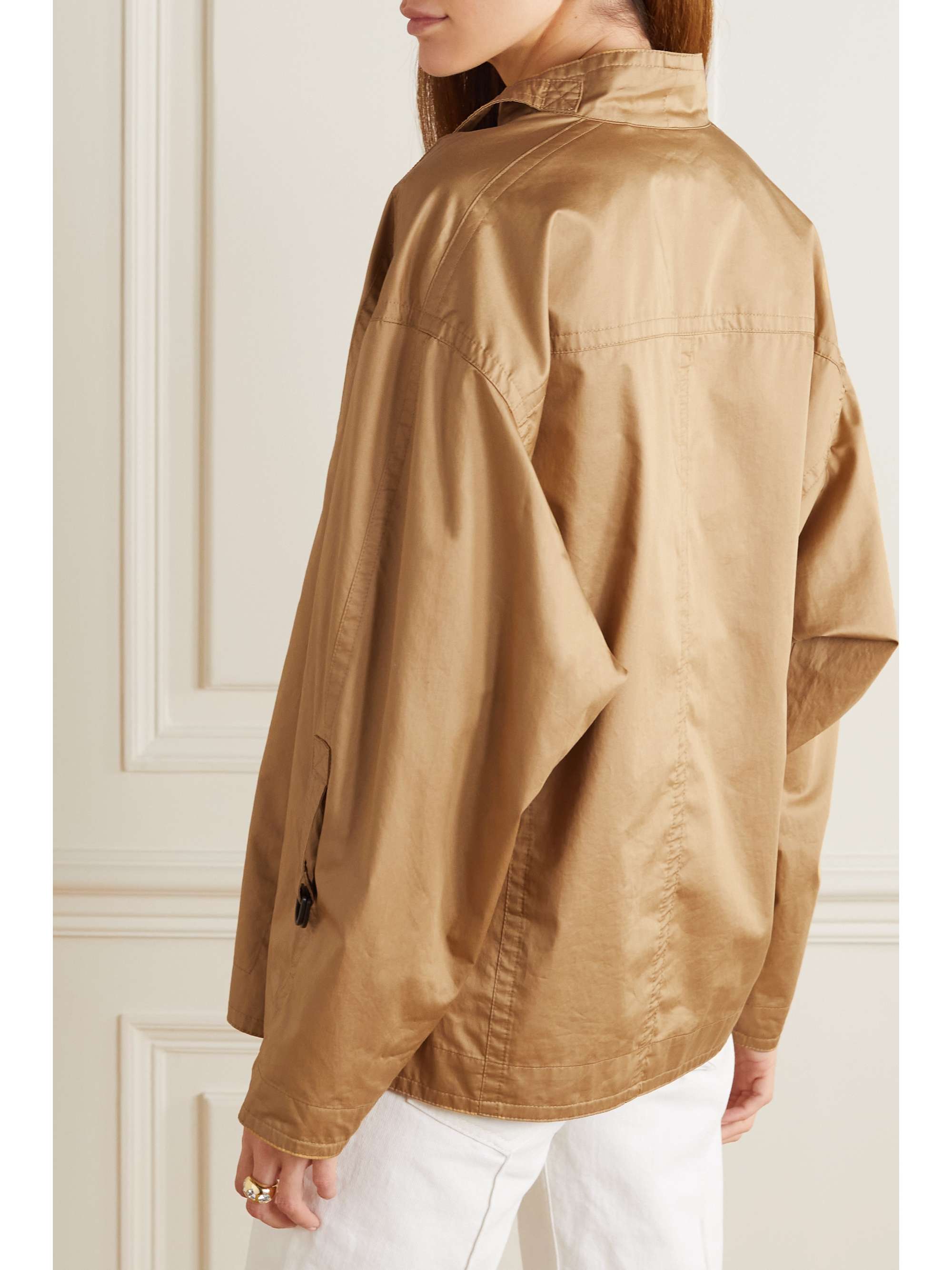 ISABEL MARANT Fiorna 垂坠纯棉府绸女衫