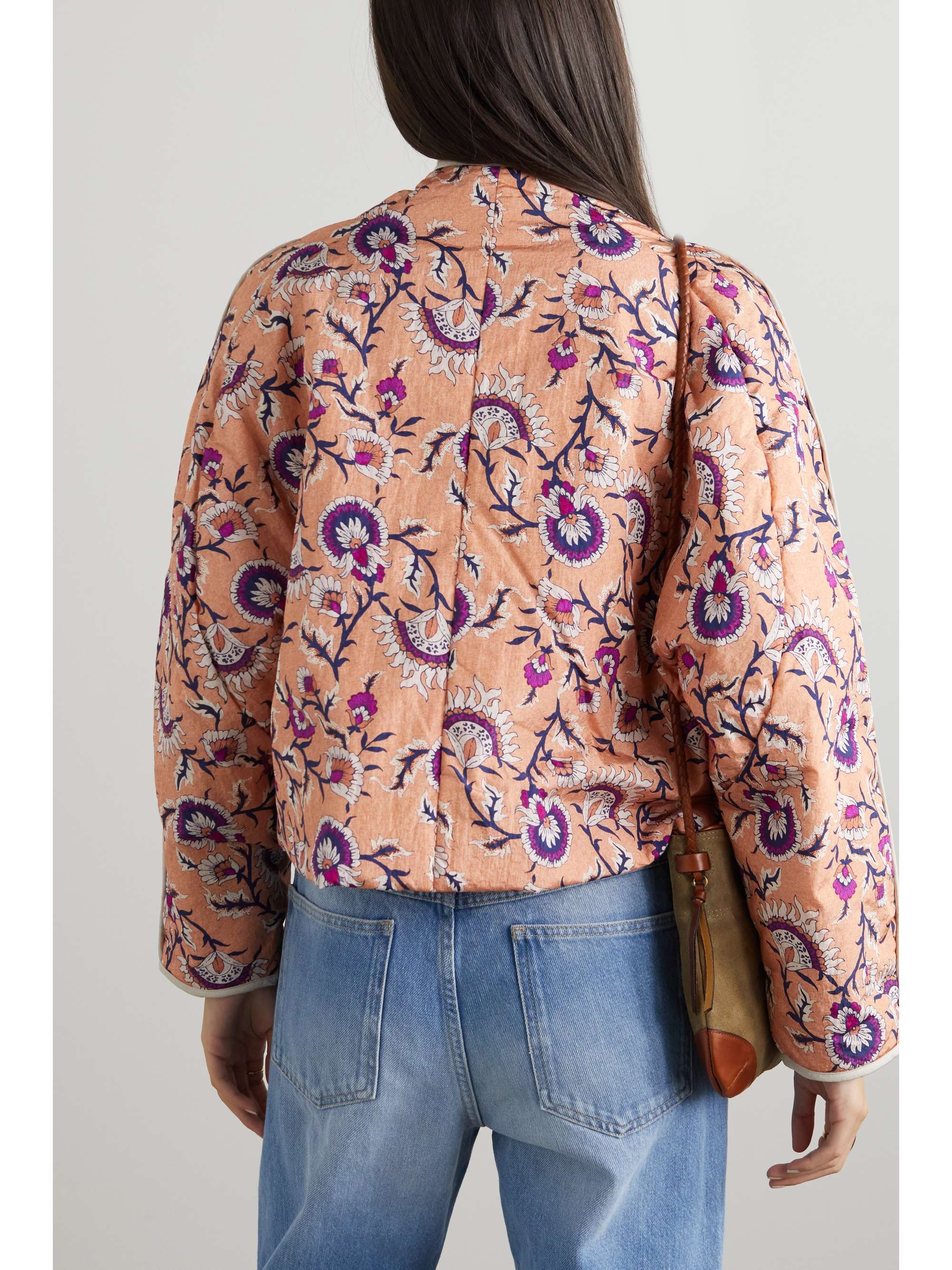 ISABEL MARANT Amidala padded floral-print shell jacket