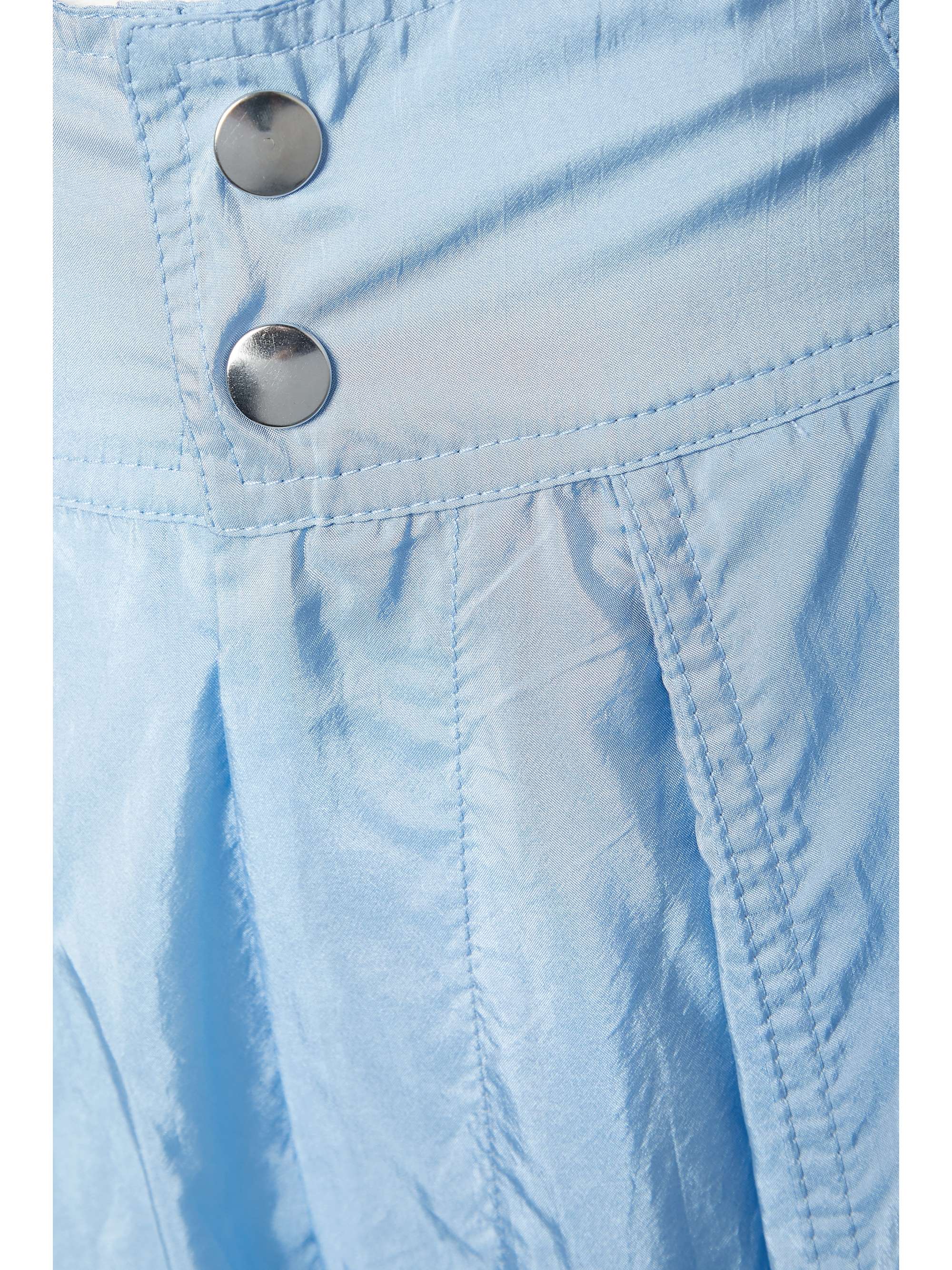 ISABEL MARANT Olga zip-detailed pleated shell tapered pants