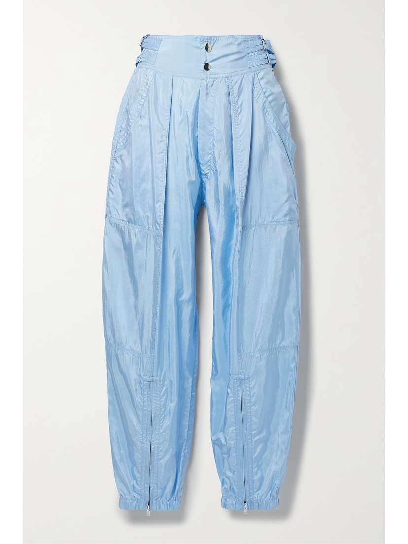 Isabel Marant Olga Pleated Shell Tapered Pants