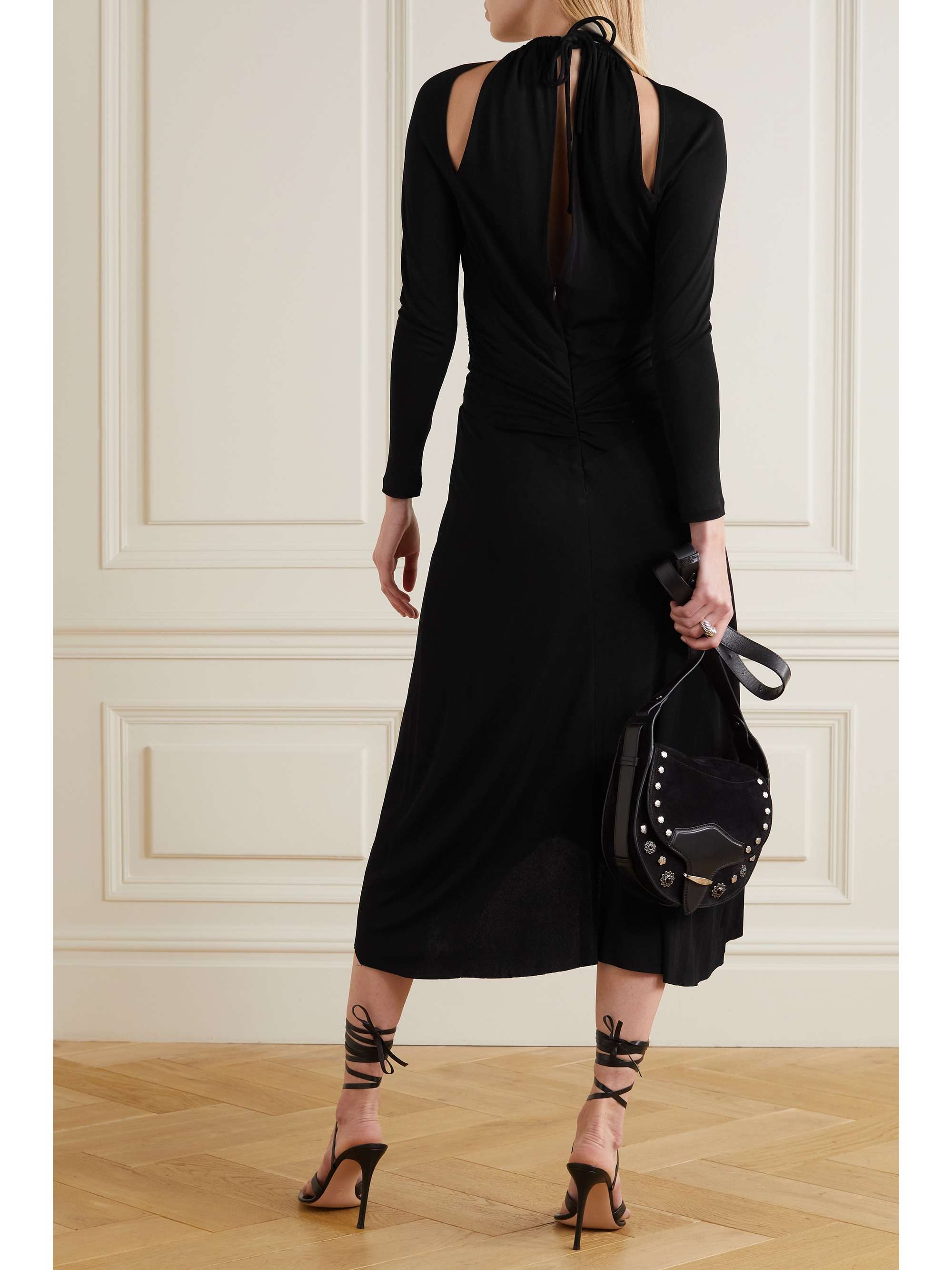 ISABEL MARANT Jadessi cutout stretch-jersey midi dress