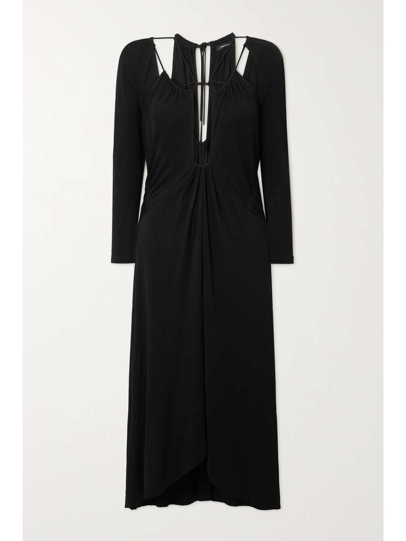 Isabel Marant Jadessi Cutout Stretch-jersey Midi Dress