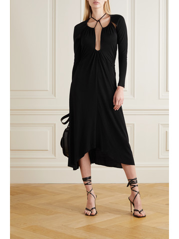 Isabel Marant Jadessi cutout stretch-jersey midi dress